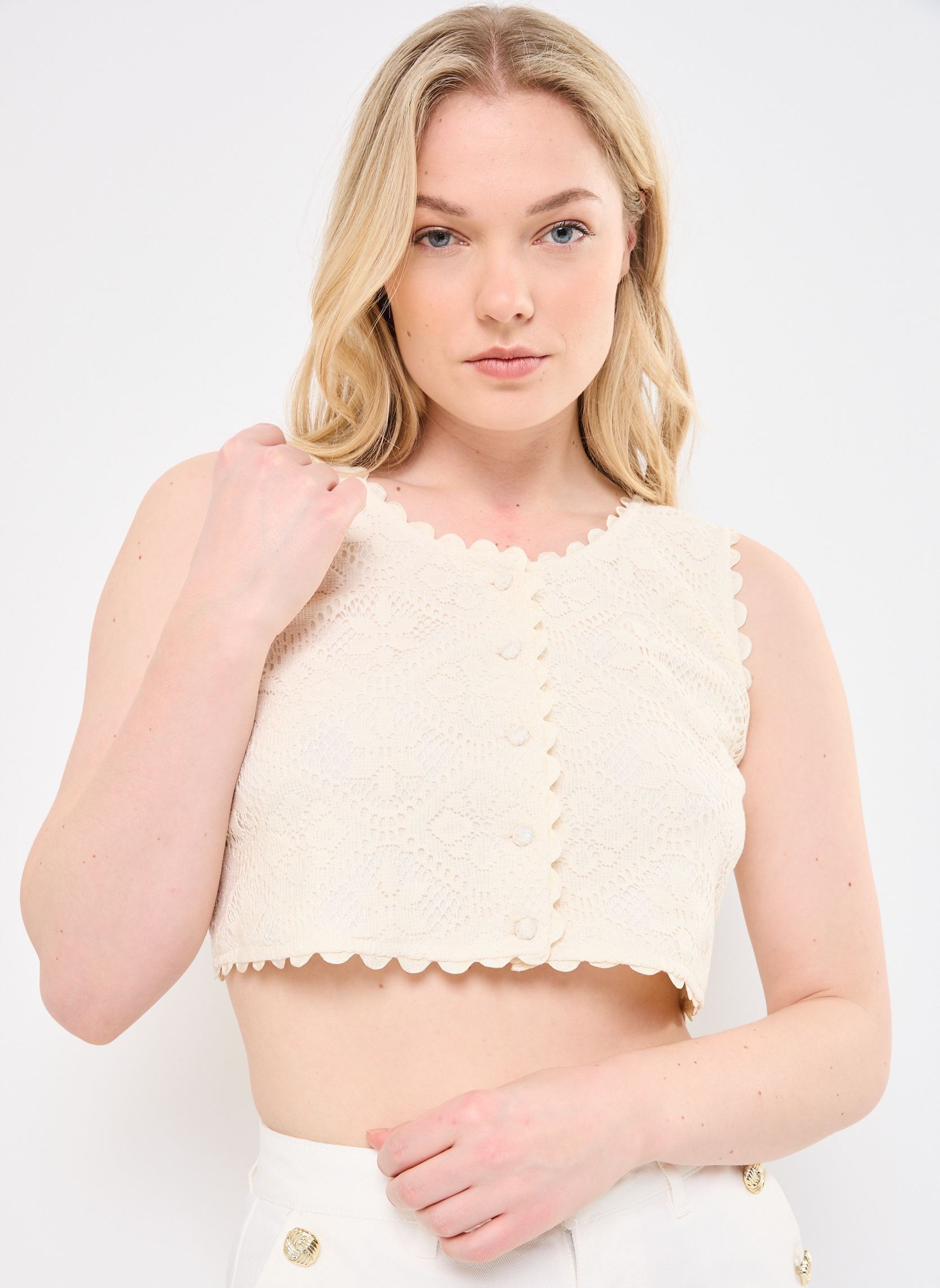 Tops HEDDA femme blanc Wild Tops HEDDA femme blanc Blanc
