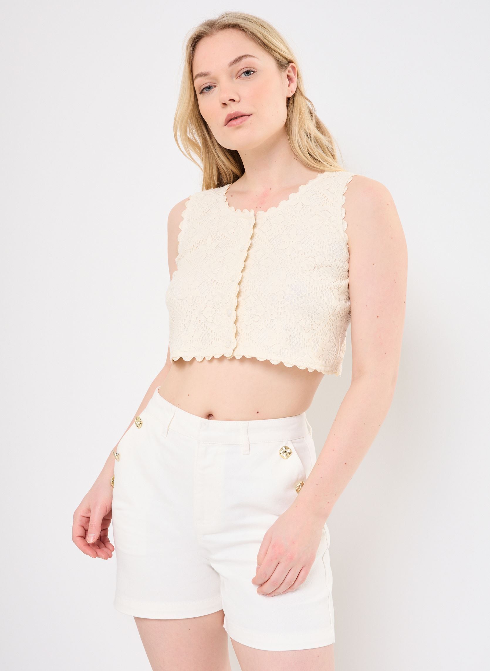 Tops HEDDA femme blanc Wild Tops HEDDA femme blanc Blanc