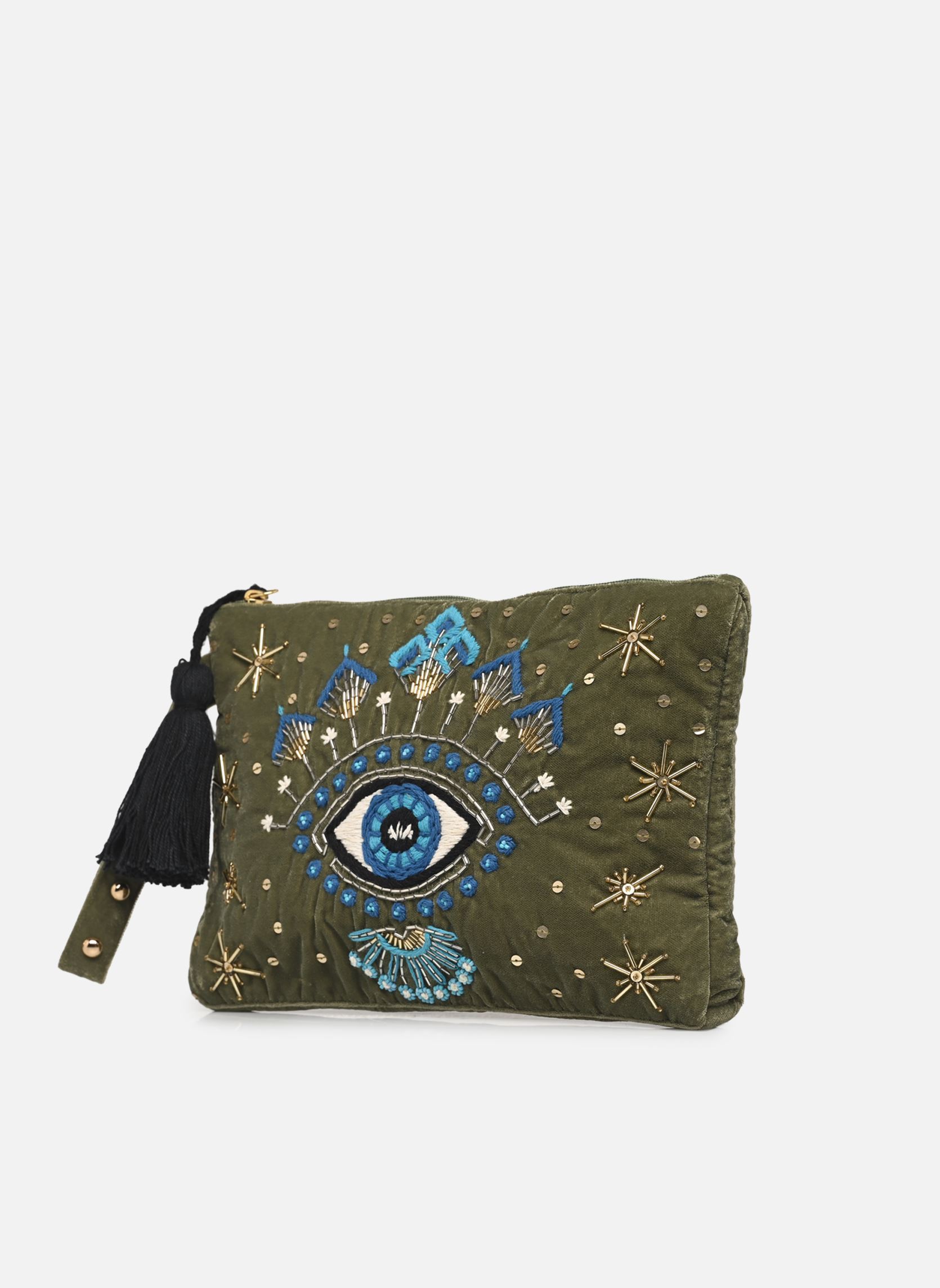 Pochette EUGENIE donna verde Wild Pochette EUGENIE donna verde Kaki