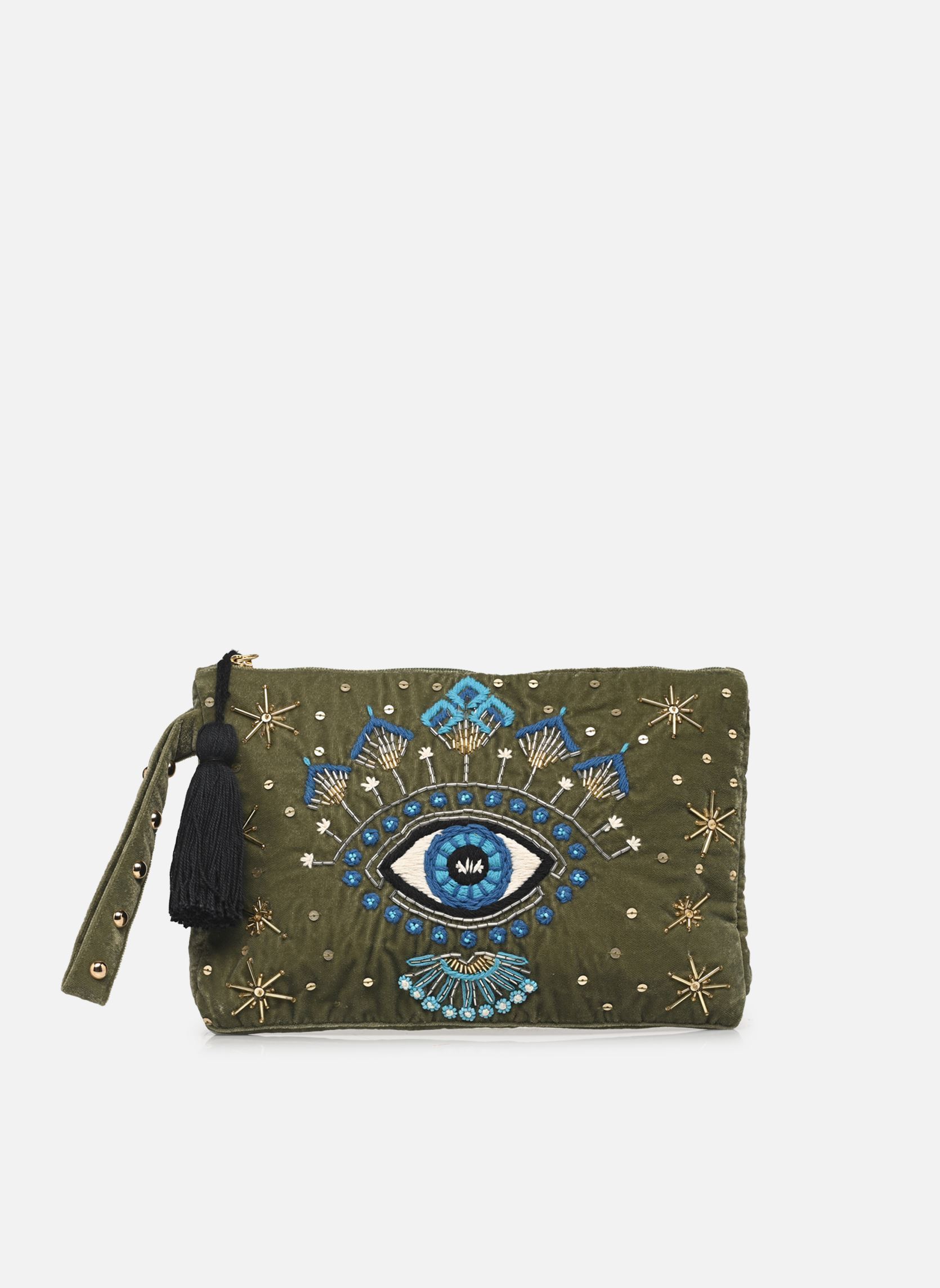 Pochette EUGENIE donna verde Wild Pochette EUGENIE donna verde Kaki
