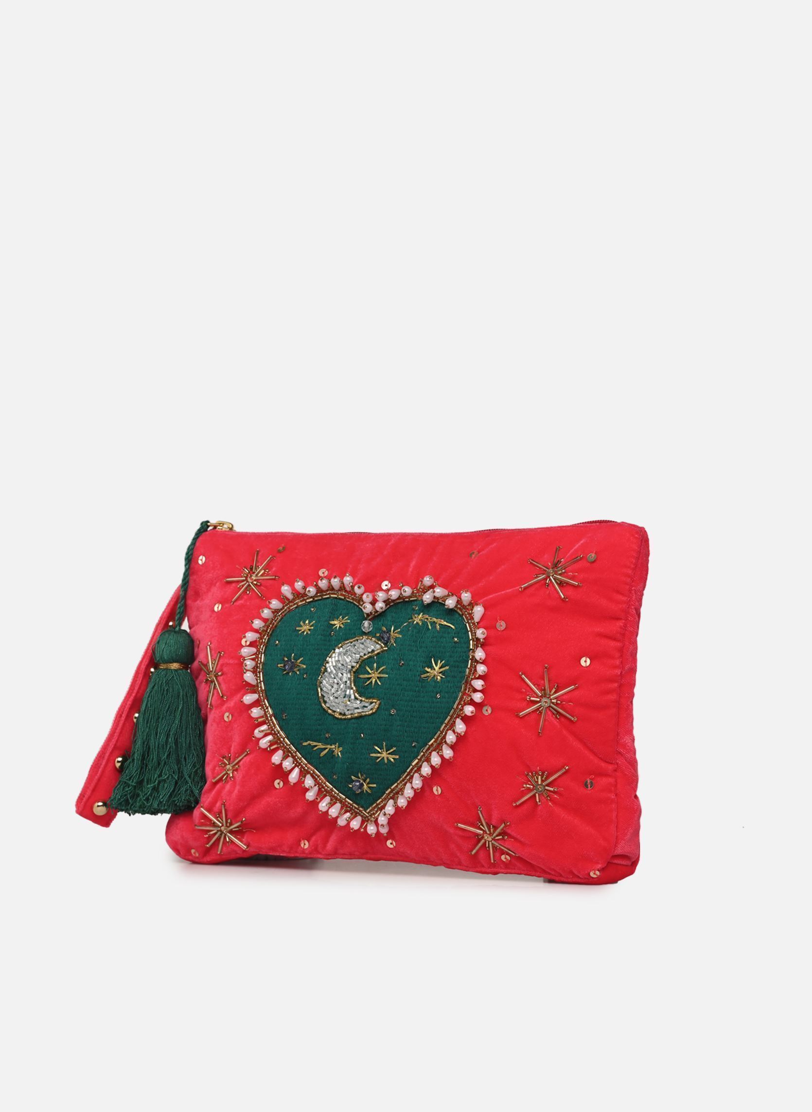 Clutches EUGENIE dames rood Wild Clutches EUGENIE dames rood Rose