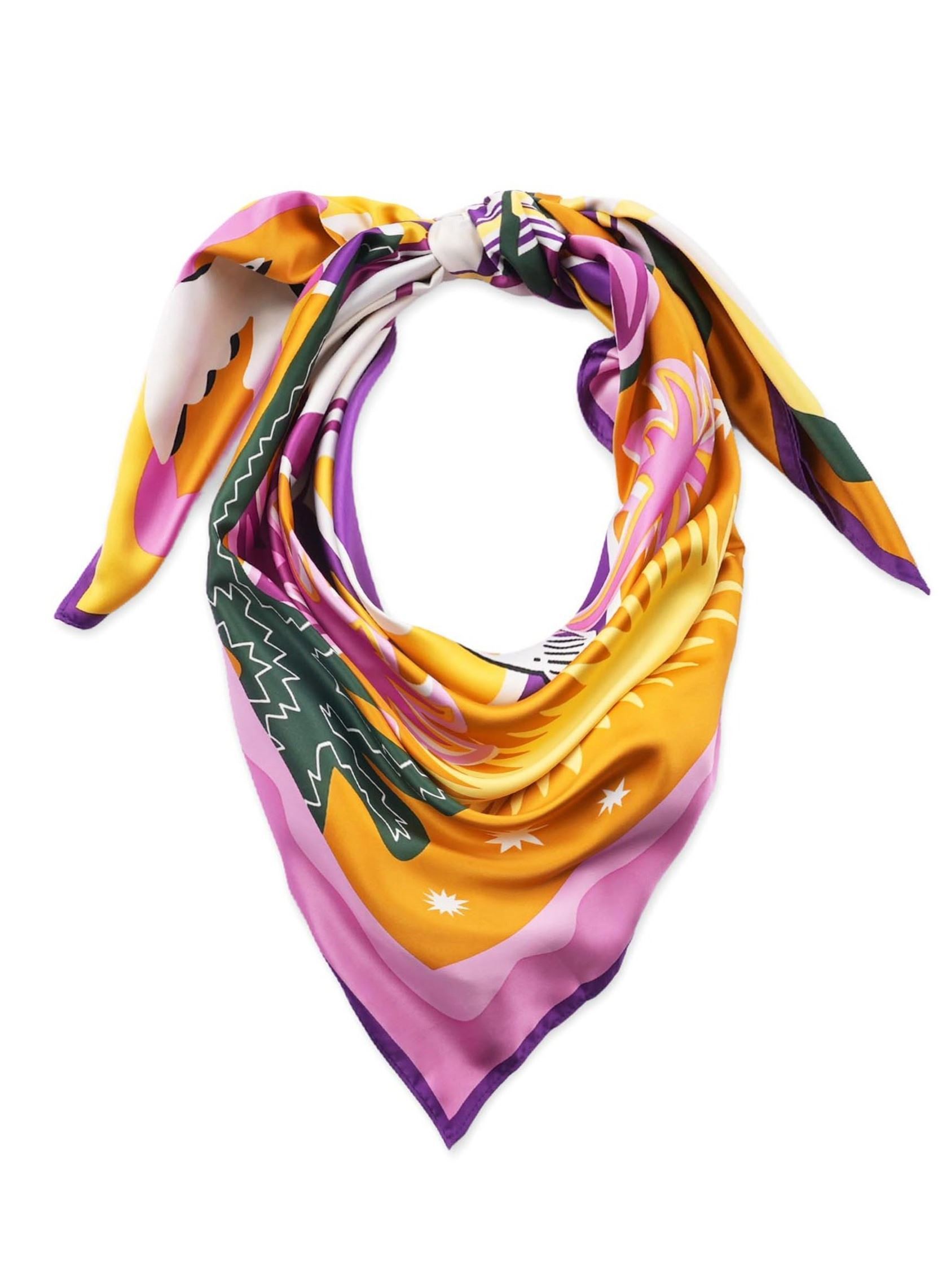 Foulards CHACHACHA MEDIUM femme jaune Wild Foulards CHACHACHA MEDIUM femme jaune Jaune