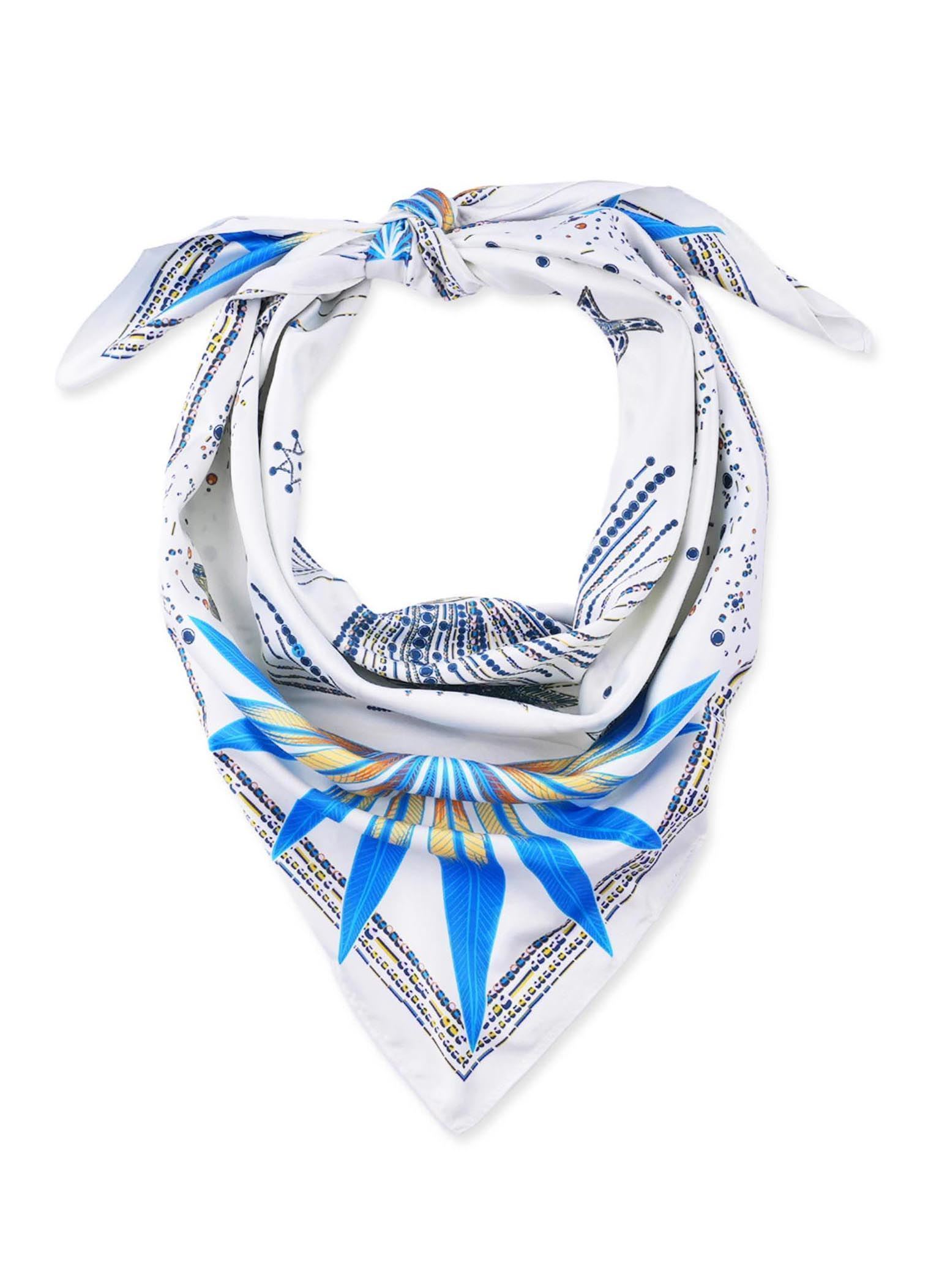 Sjaals COMETE MEDIUM-BLANC dames wit Wild Sjaals COMETE MEDIUM-BLANC dames wit Blanc