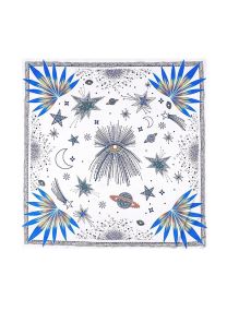 Sjaals COMETE MEDIUM-BLANC dames wit Wild Sjaals COMETE MEDIUM-BLANC dames wit Blanc