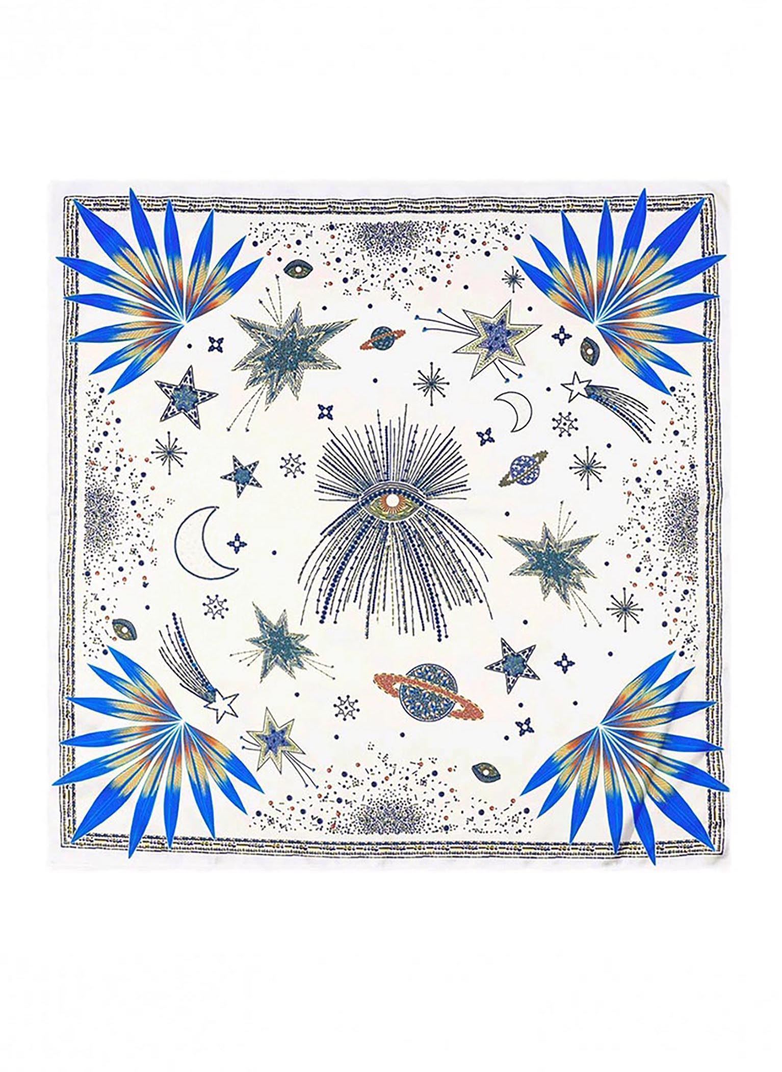 Foulards COMETE BIG femme blanc Wild Foulards COMETE BIG femme blanc Blanc