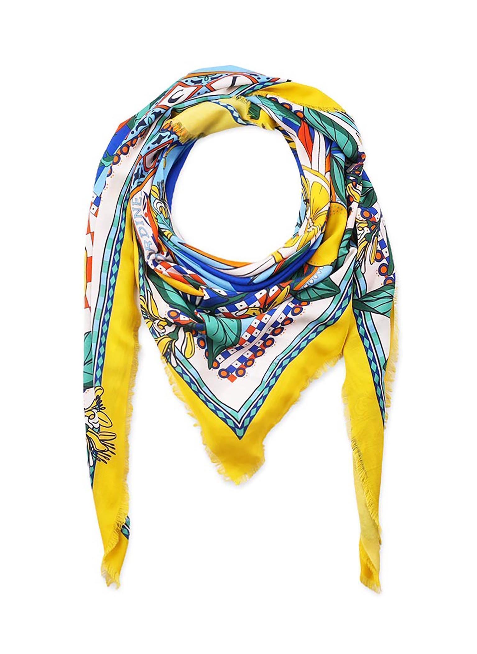 Foulards SICILY BIG femme bleu Wild Foulards SICILY BIG femme bleu Bleu