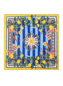 Foulards SICILY BIG femme bleu