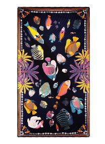 Halstücher OCEAN DRIVE damen schwarz Wild Halstücher OCEAN DRIVE damen schwarz Noir