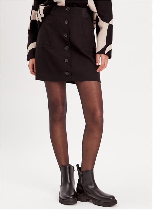 Cache Cache Jupes mi-longues JUBENGATICE2 femme noir
