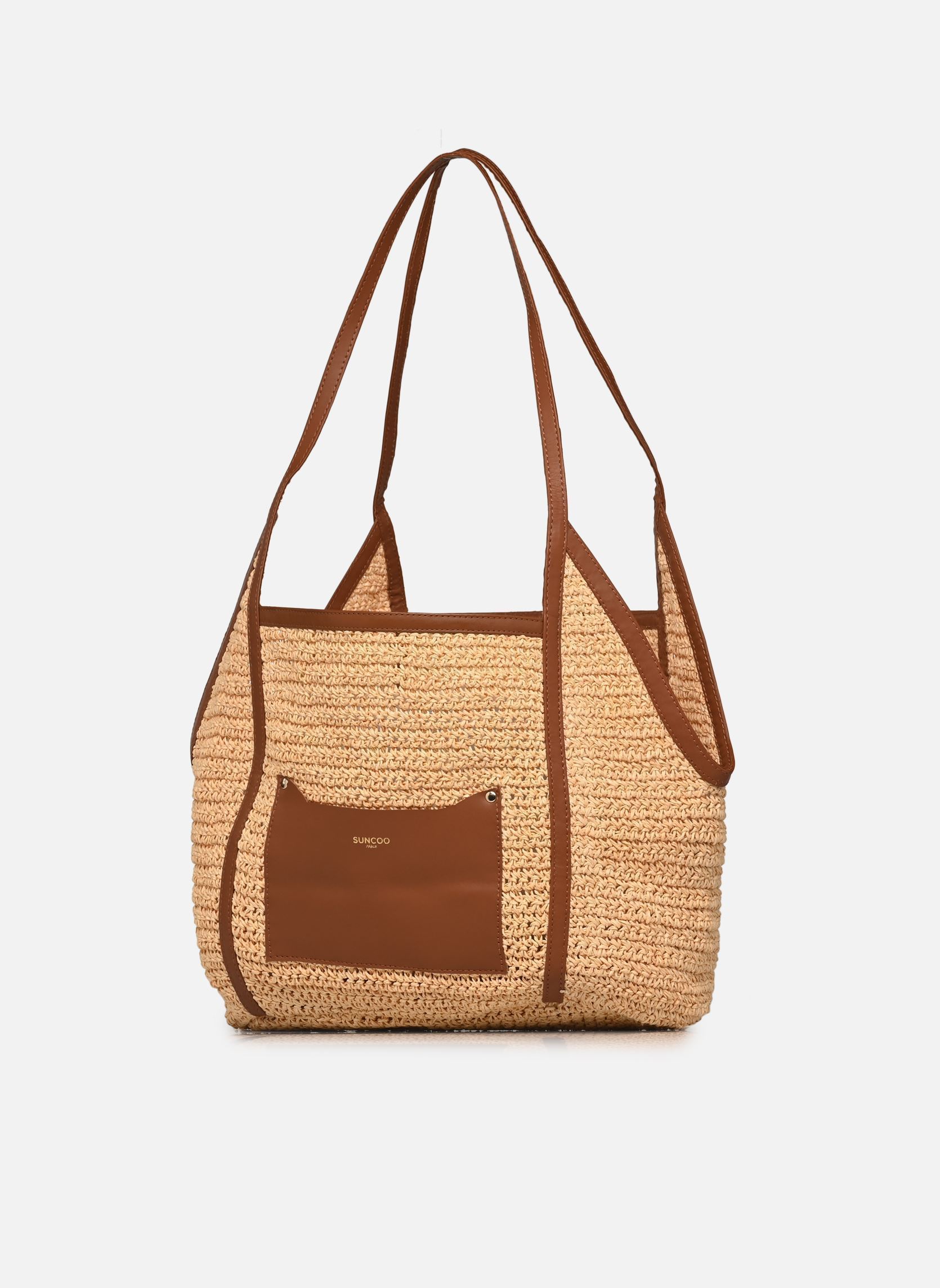 Schoudertassen AMESI dames beige Suncoo Schoudertassen AMESI dames beige Camel