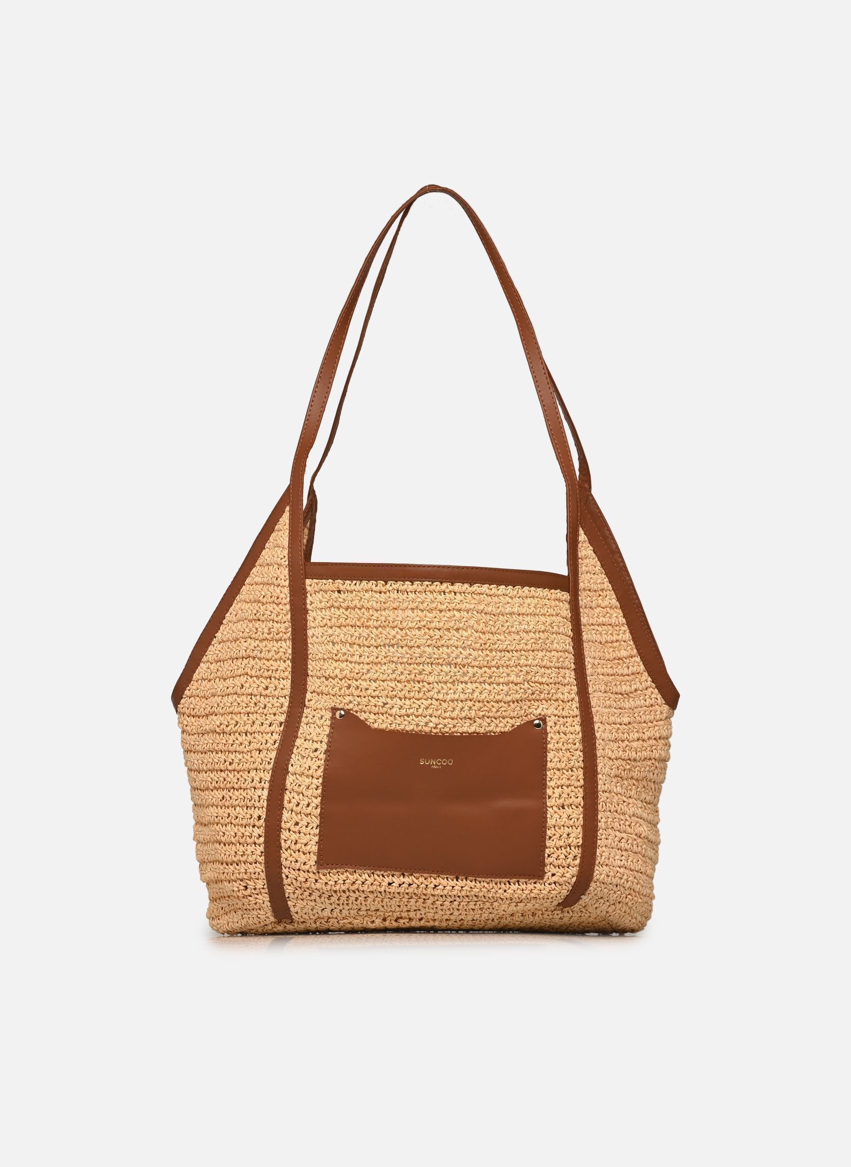 Schoudertassen AMESI dames beige Suncoo Schoudertassen AMESI dames beige Camel
