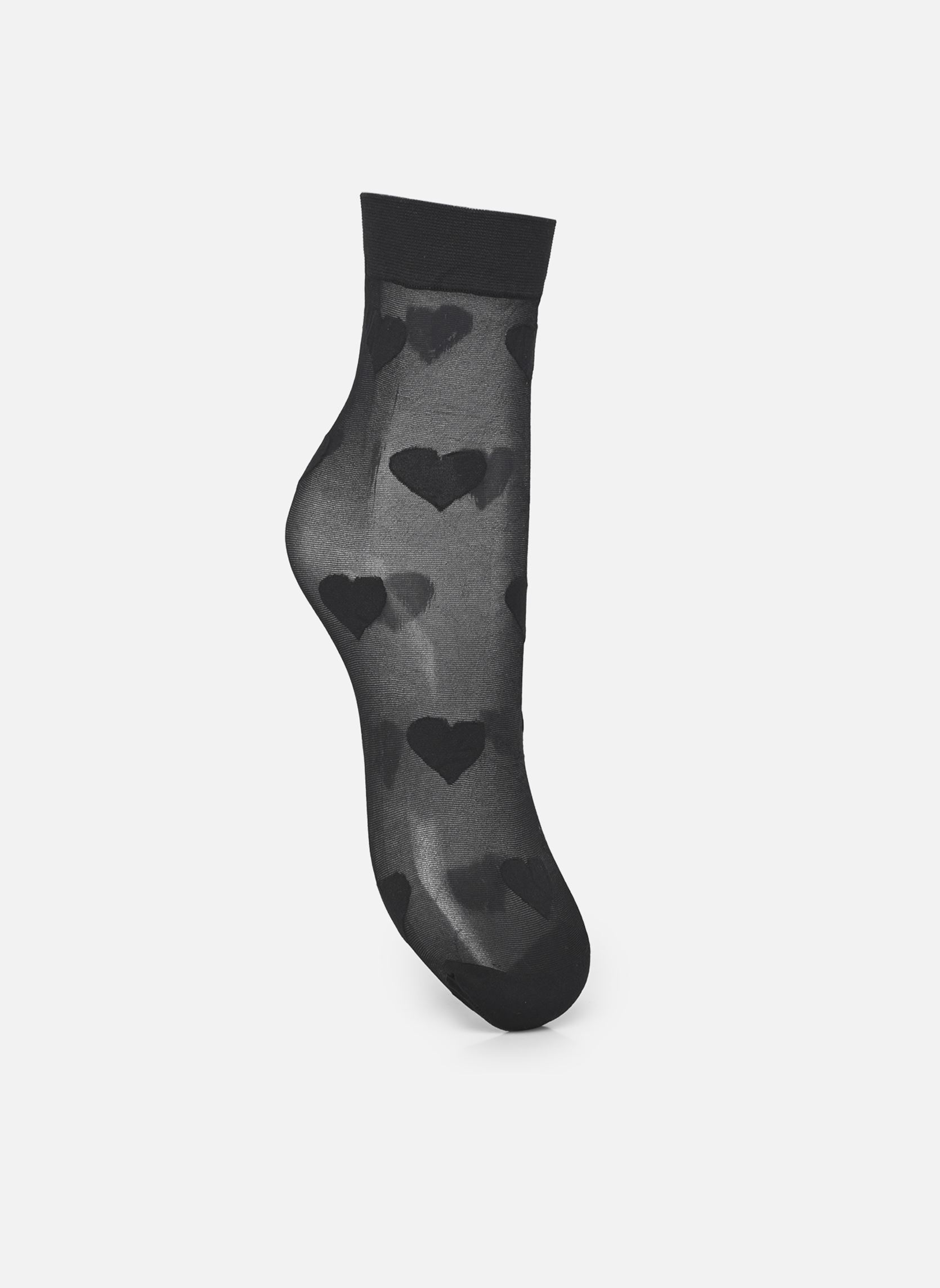 Socquettes Socquettes Cœur Multiples femme noir Dim Socquettes Socquettes Cœur Multiples femme noir Noir