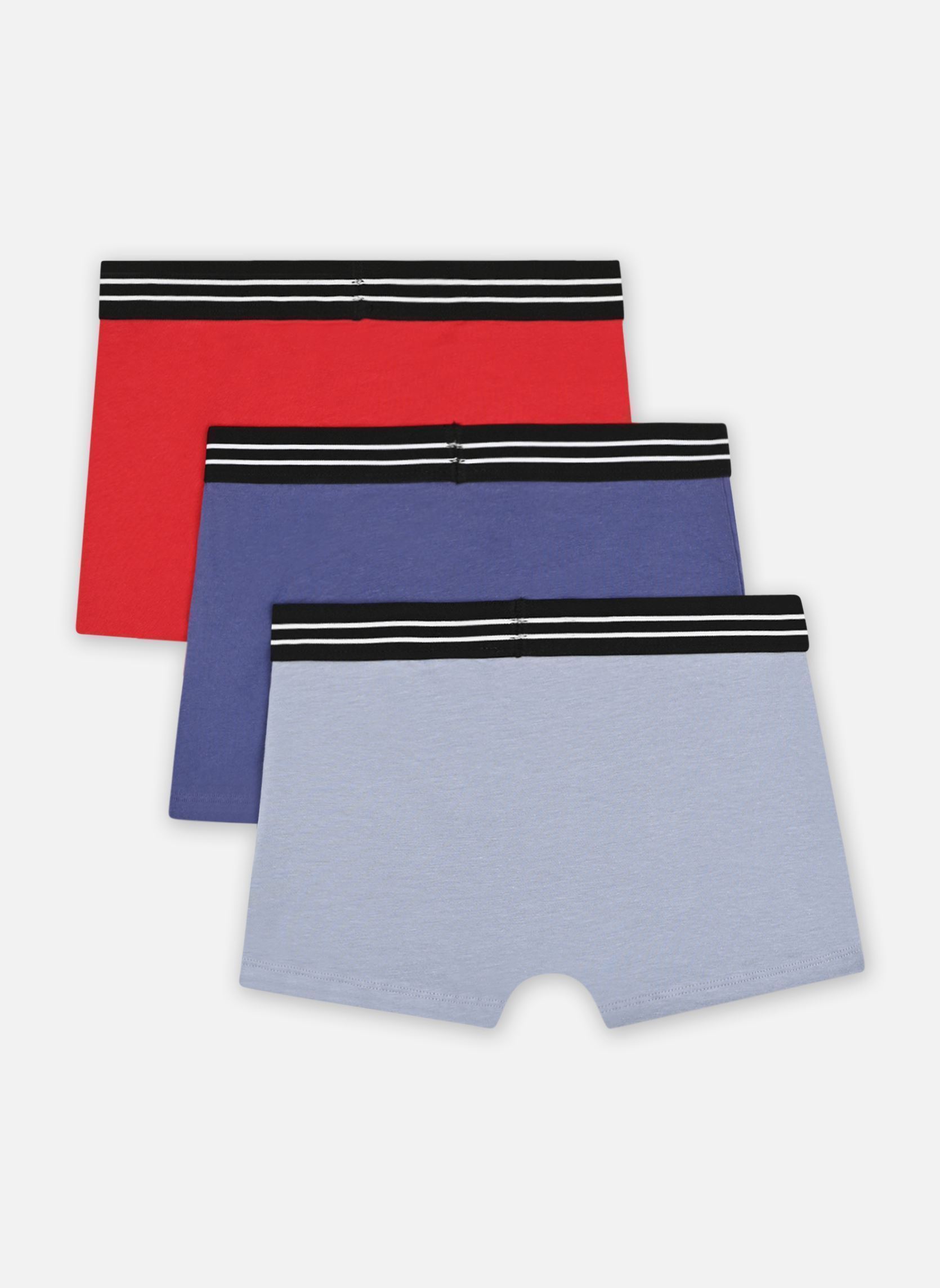 Unterwäsche-Sets Ecodim Boxer x3 jungen blau Dim Unterwäsche-Sets Ecodim Boxer x3 jungen blau BLBL TURQU BL PROV RGE CARM