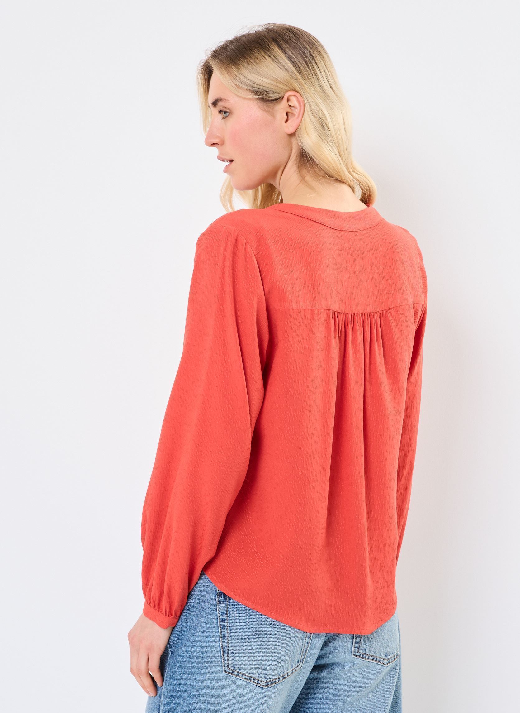 Blouses manches longues Perrone femme orange Grace & Mila Blouses manches longues Perrone femme orange Terracotta