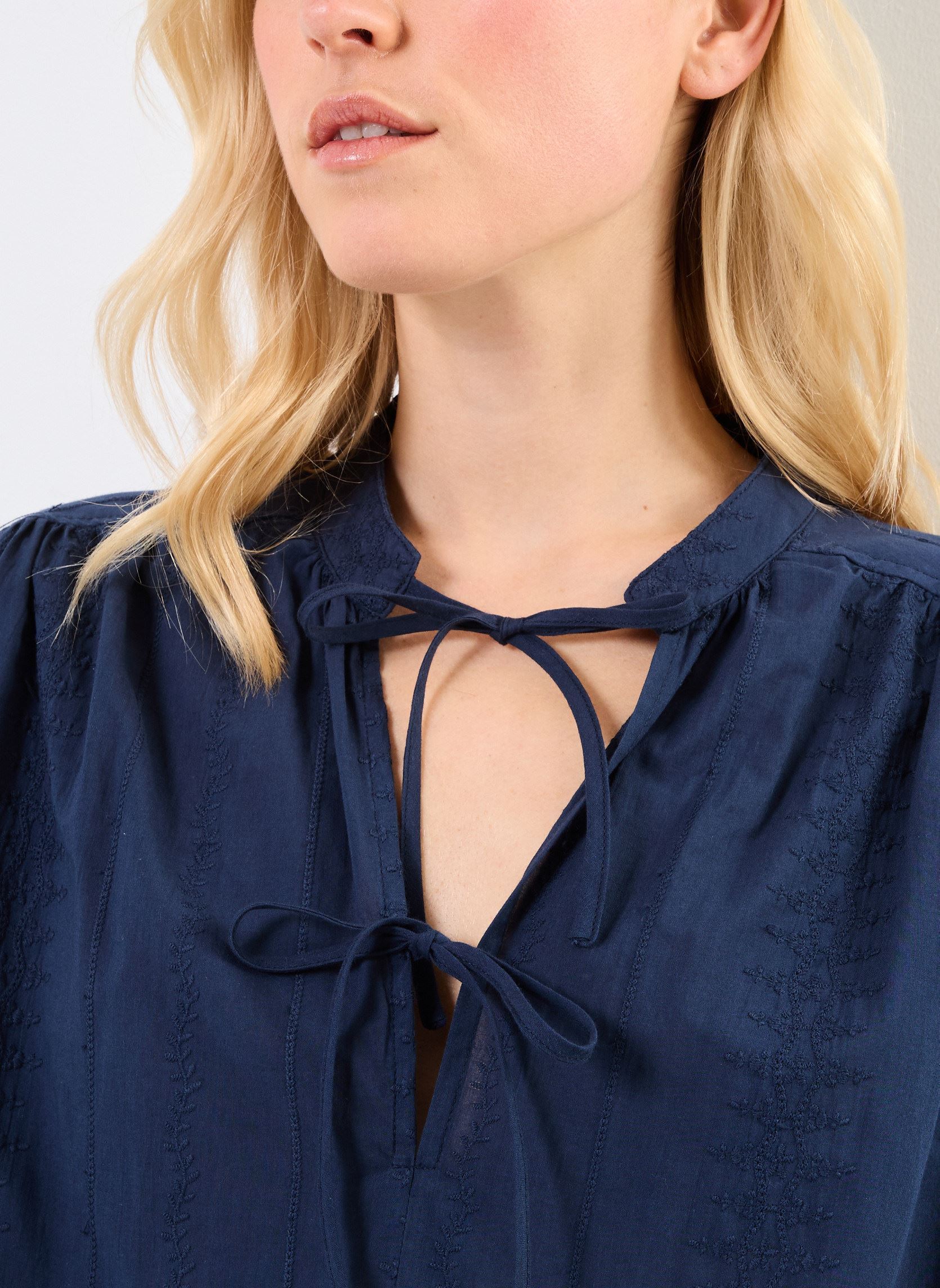 Langarm-Blusen Persia damen blau Grace & Mila Langarm-Blusen Persia damen blau Marine