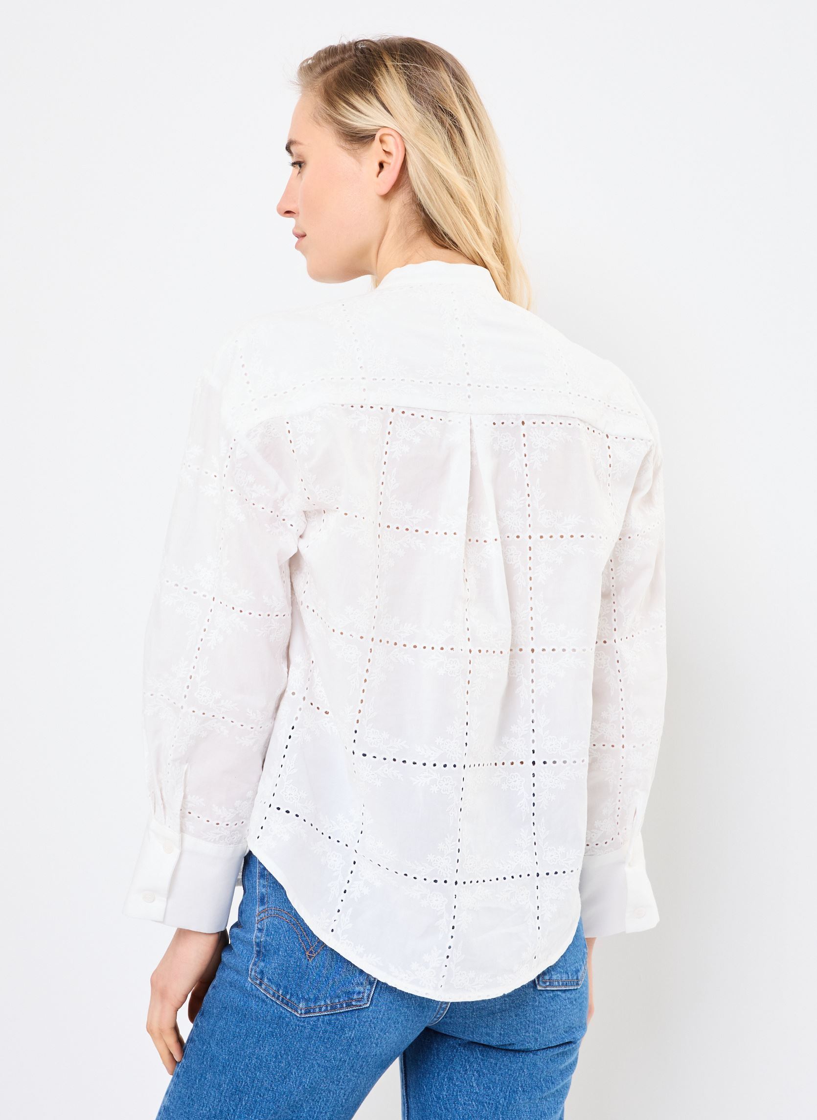 Blusen Plume damen weiß Grace & Mila Blusen Plume damen weiß Ecru