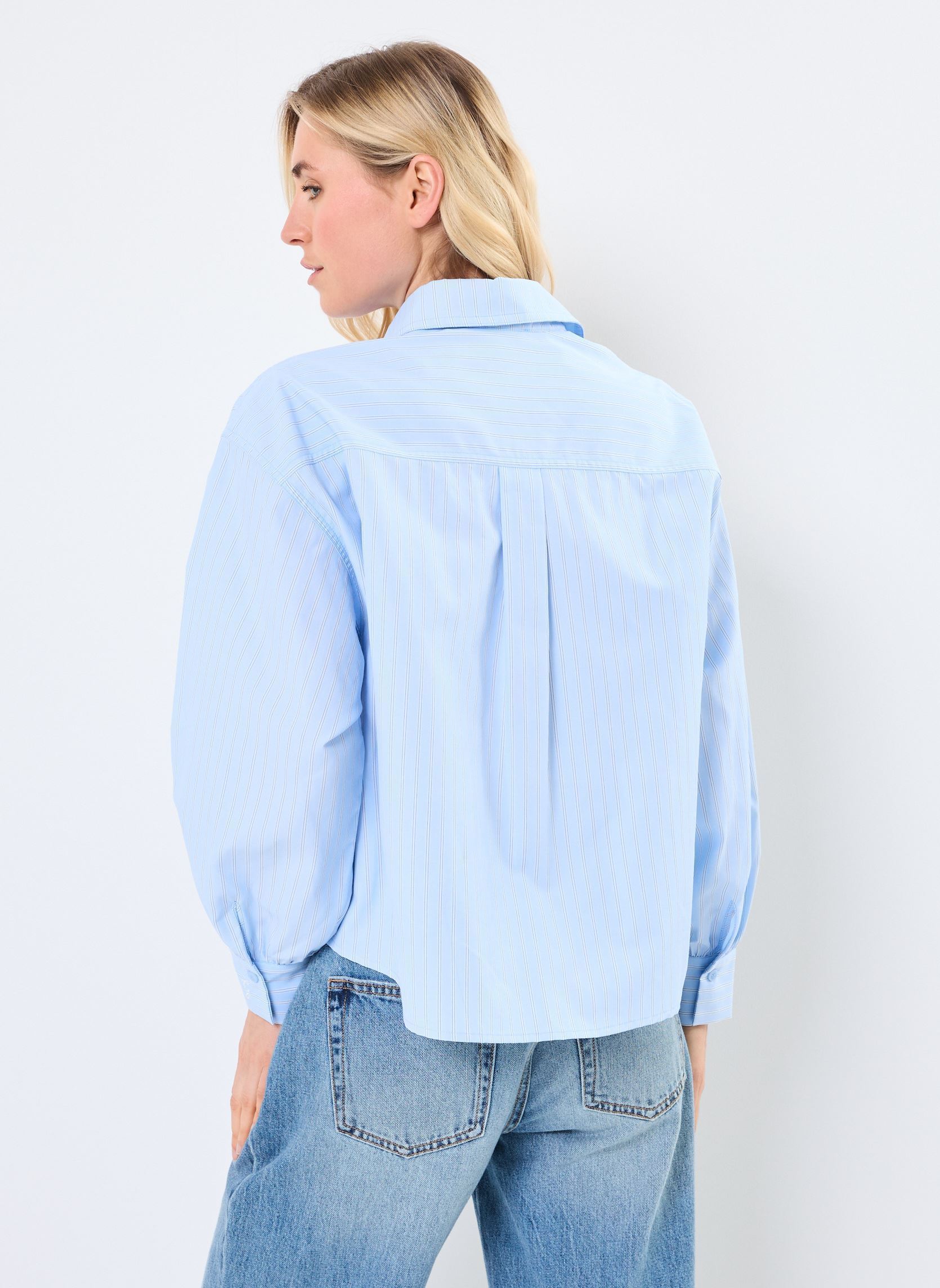 Chemises manches longues Phoebe femme bleu Grace & Mila Chemises manches longues Phoebe femme bleu BLEU