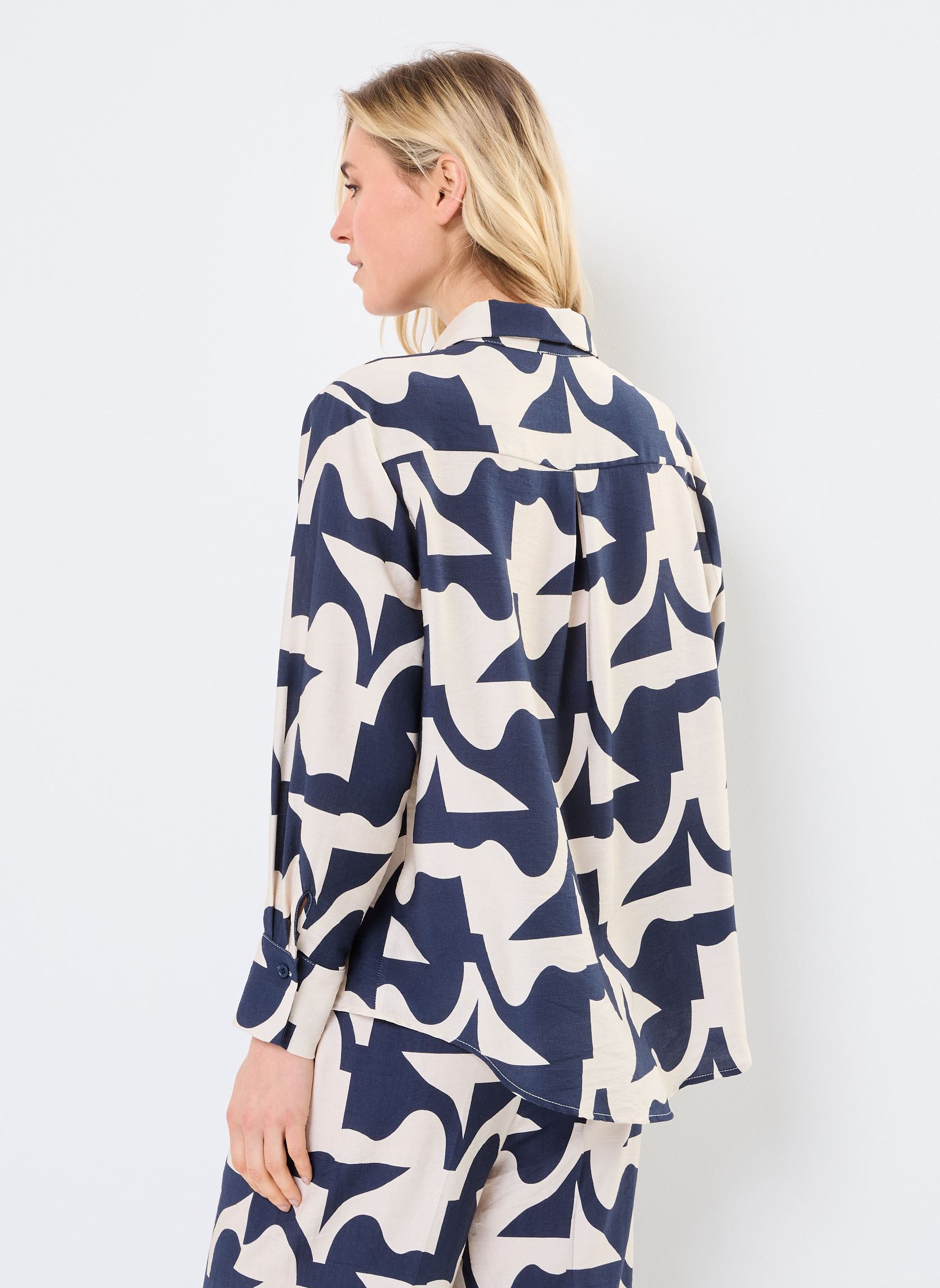 Langarm-Hemden Primo damen blau Grace & Mila Langarm-Hemden Primo damen blau Marine