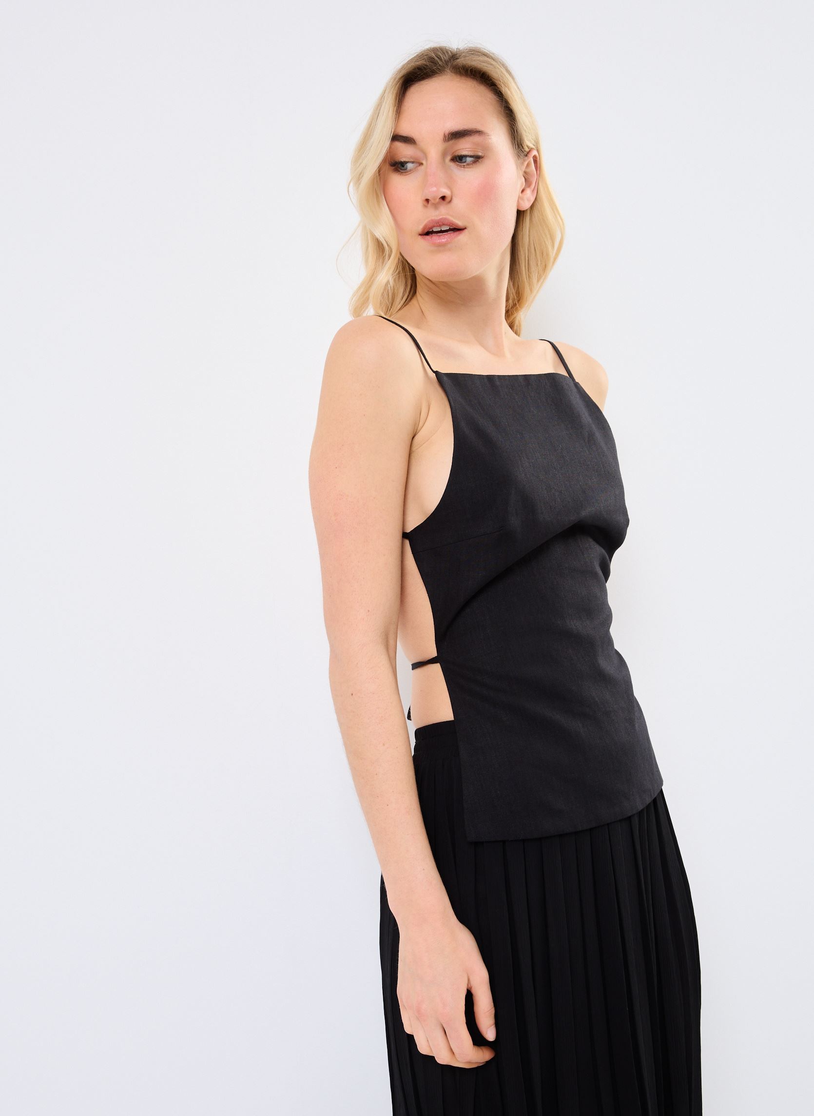 Tops Pesto femme noir Grace & Mila Tops Pesto femme noir NOIR