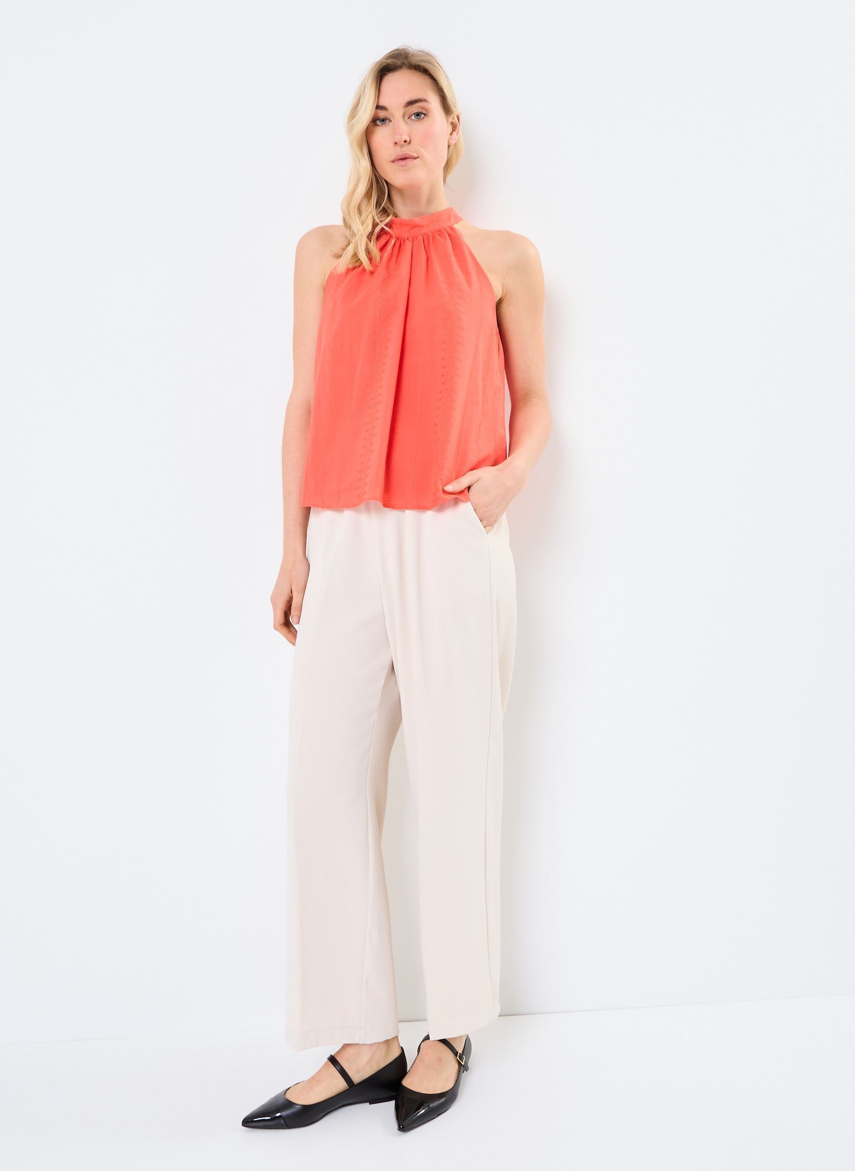 Tops Poco mujer rosa Grace & Mila Tops Poco mujer rosa Rouge
