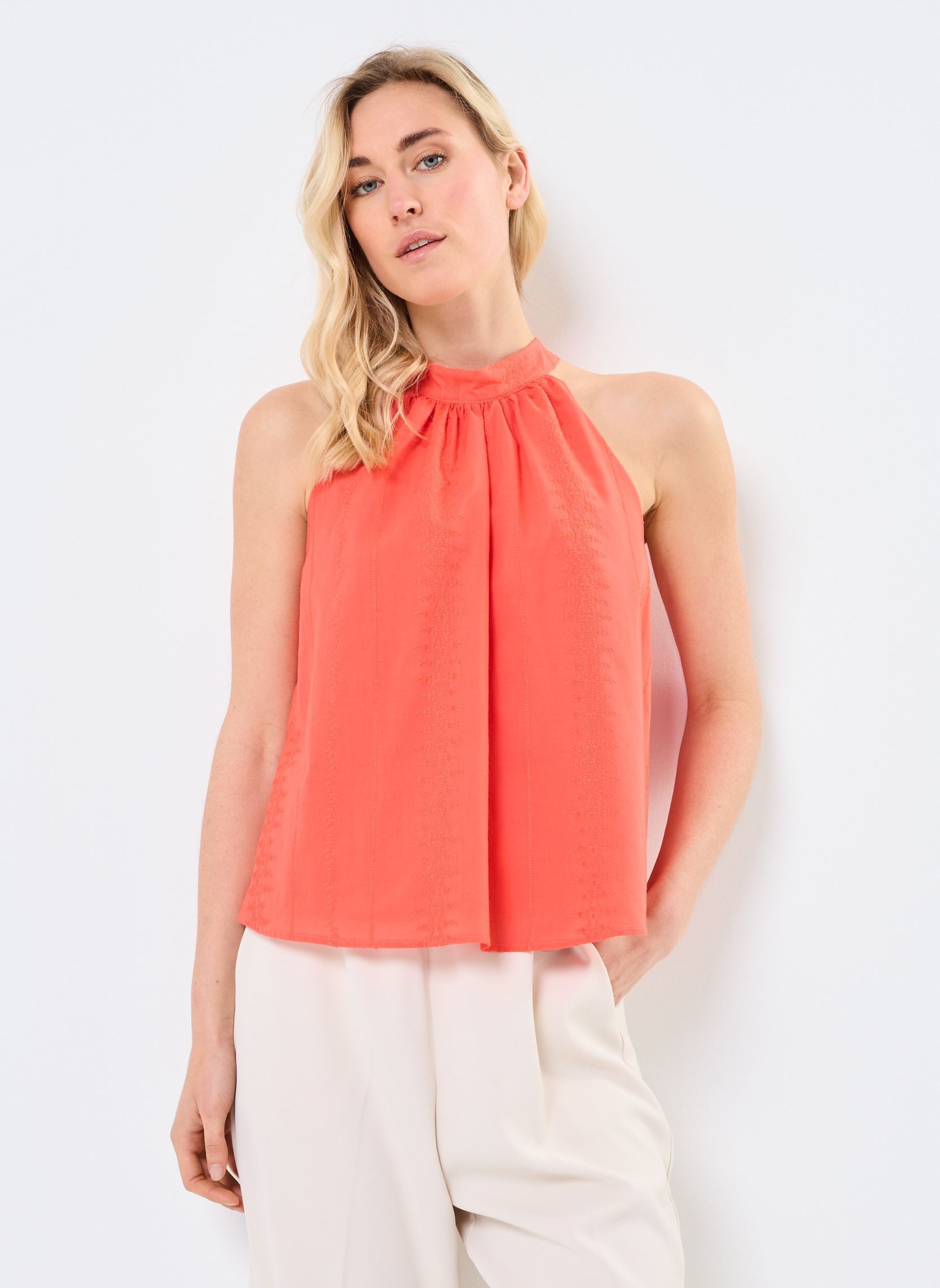 Tops Poco mujer rosa Grace & Mila Tops Poco mujer rosa Rouge