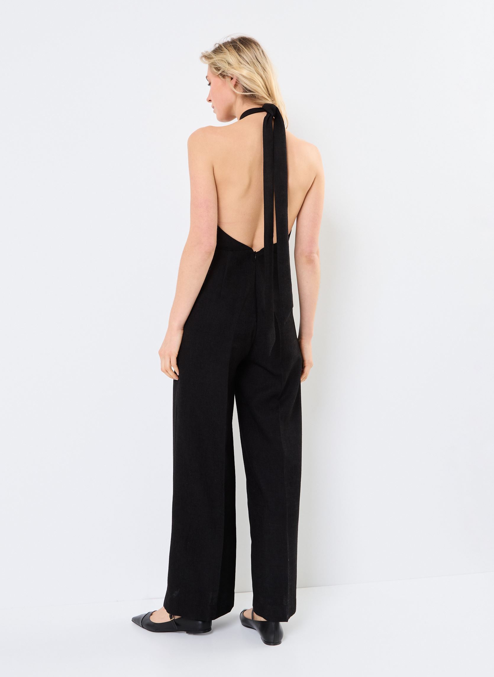 Tute pantalone Philomene donna nero Grace & Mila Tute pantalone Philomene donna nero NOIR