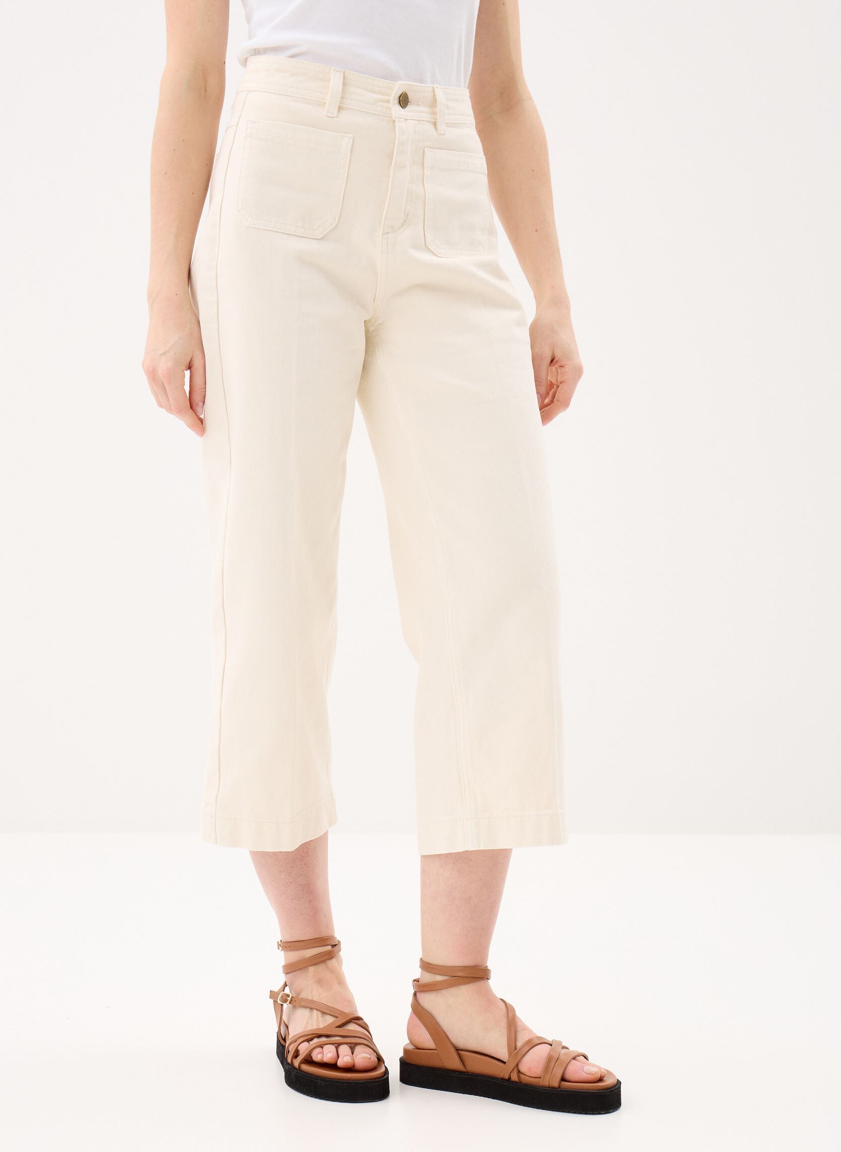 Rechte jeans / Straight Leg Jeans Joe dames wit Grace & Mila Rechte jeans / Straight Leg Jeans Joe dames wit Ecru