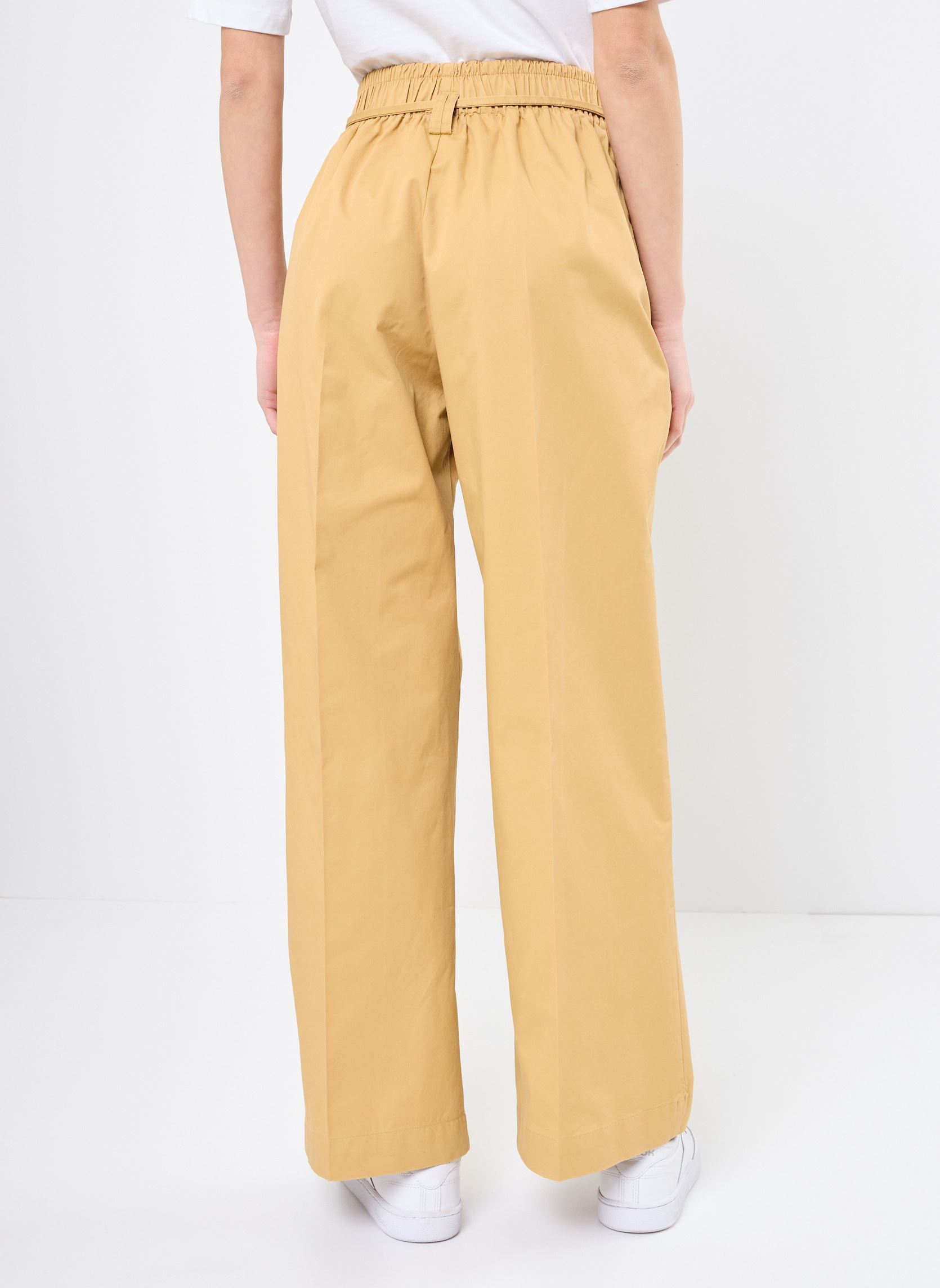 Pantalons droit Peterson femme jaune Grace & Mila Pantalons droit Peterson femme jaune OCRE