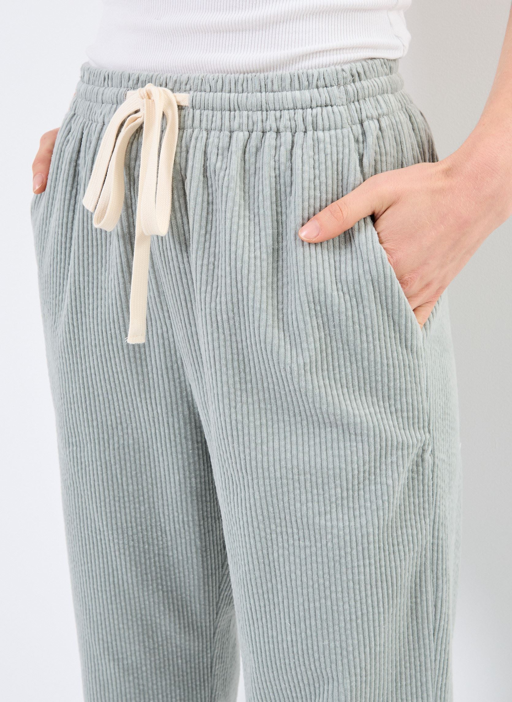 Pantaloni larghi Paul donna verde Grace & Mila Pantaloni larghi Paul donna verde Vert