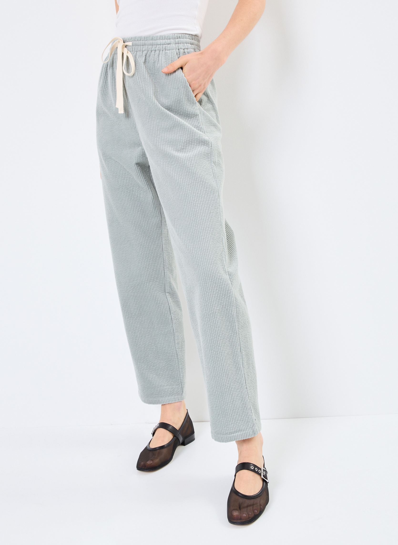 Pantaloni larghi Paul donna verde Grace & Mila Pantaloni larghi Paul donna verde Vert