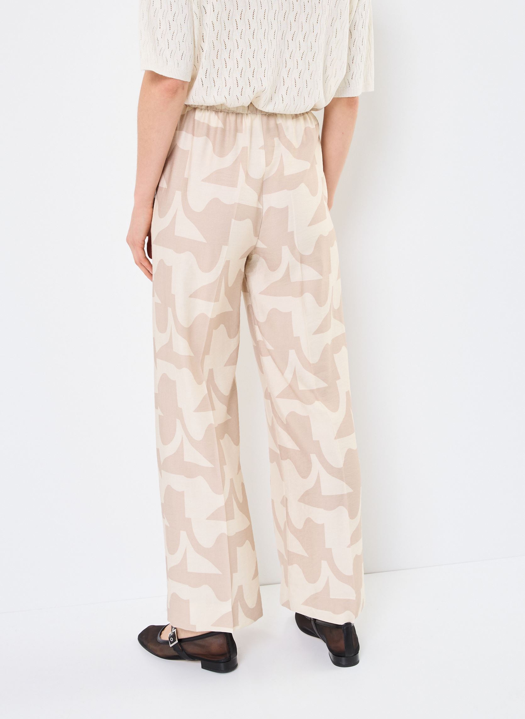 Pantalons larges Pavot femme beige Grace & Mila Pantalons larges Pavot femme beige BEIGE