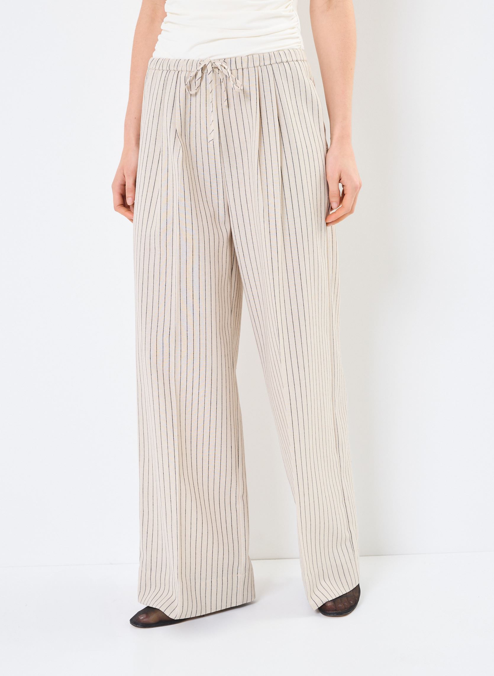 Pantaloni larghi Perry donna beige Grace & Mila Pantaloni larghi Perry donna beige BEIGE