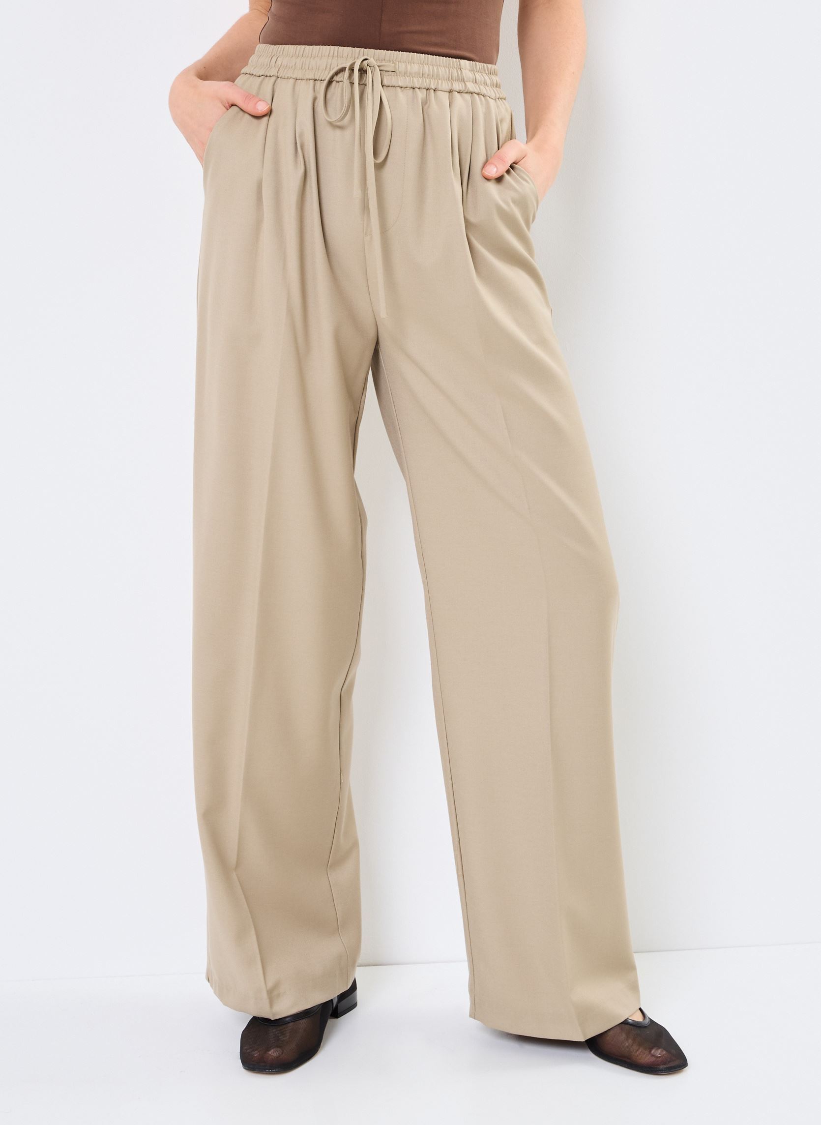Pantaloni larghi Petro donna beige Grace & Mila Pantaloni larghi Petro donna beige BEIGE