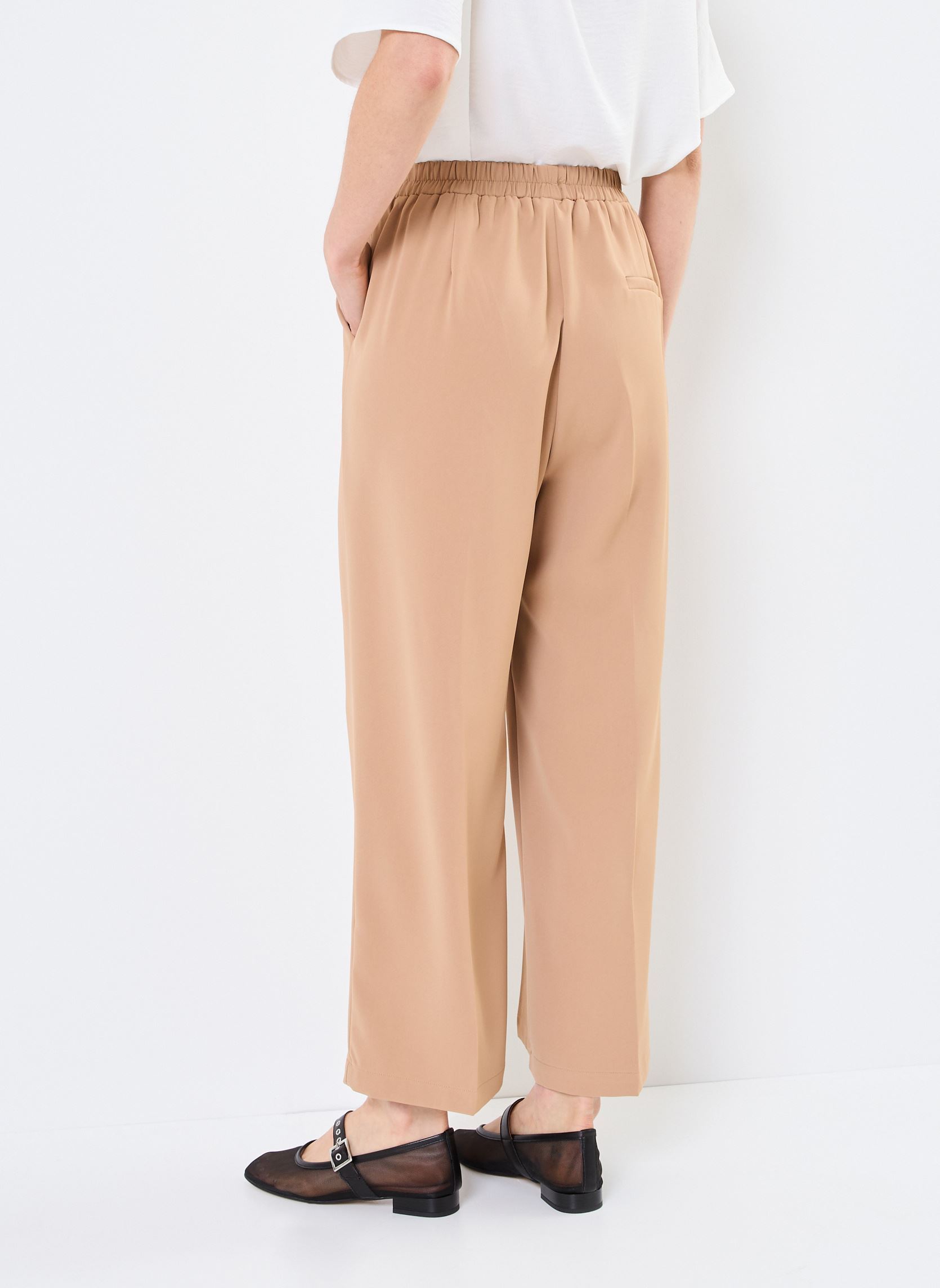 Pantalons larges Picasso femme marron Grace & Mila Pantalons larges Picasso femme marron Camel