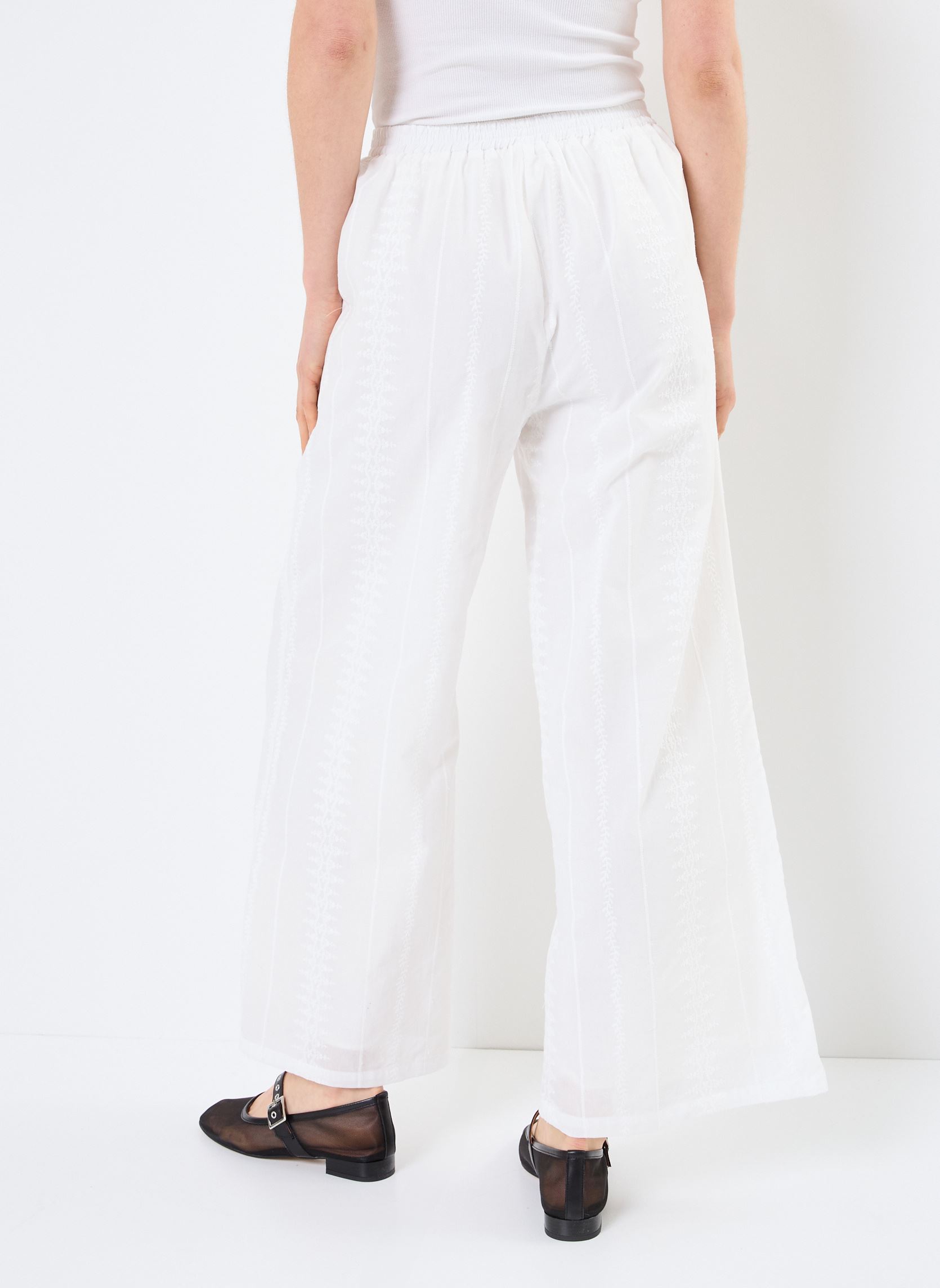 Weite Hosen Piccoli damen weiß Grace & Mila Weite Hosen Piccoli damen weiß Ecru