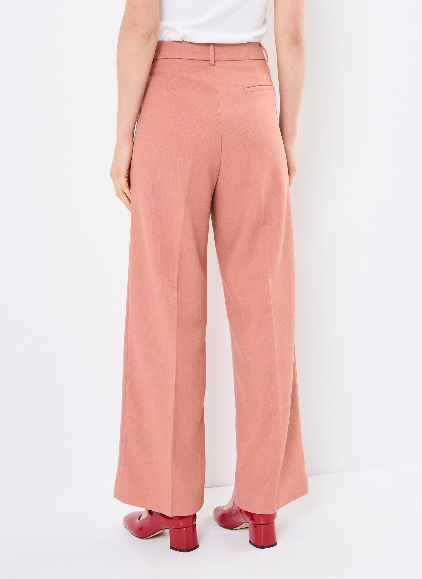 Pantalons larges Pierre femme orange Grace & Mila Pantalons larges Pierre femme orange Terracotta