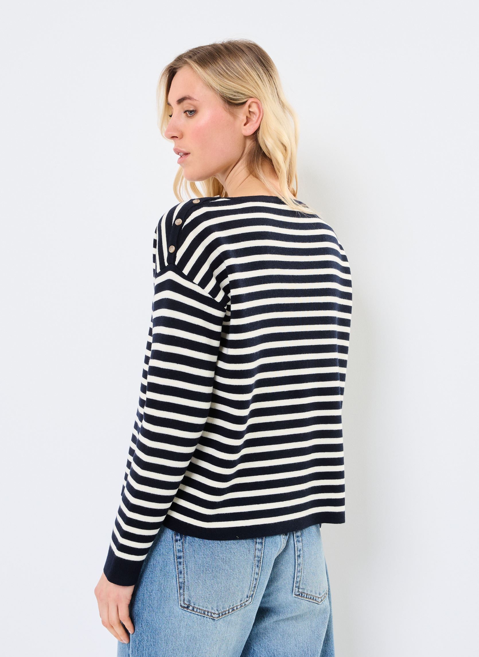 Pulls Pachamama femme bleu Grace & Mila Pulls Pachamama femme bleu Marine
