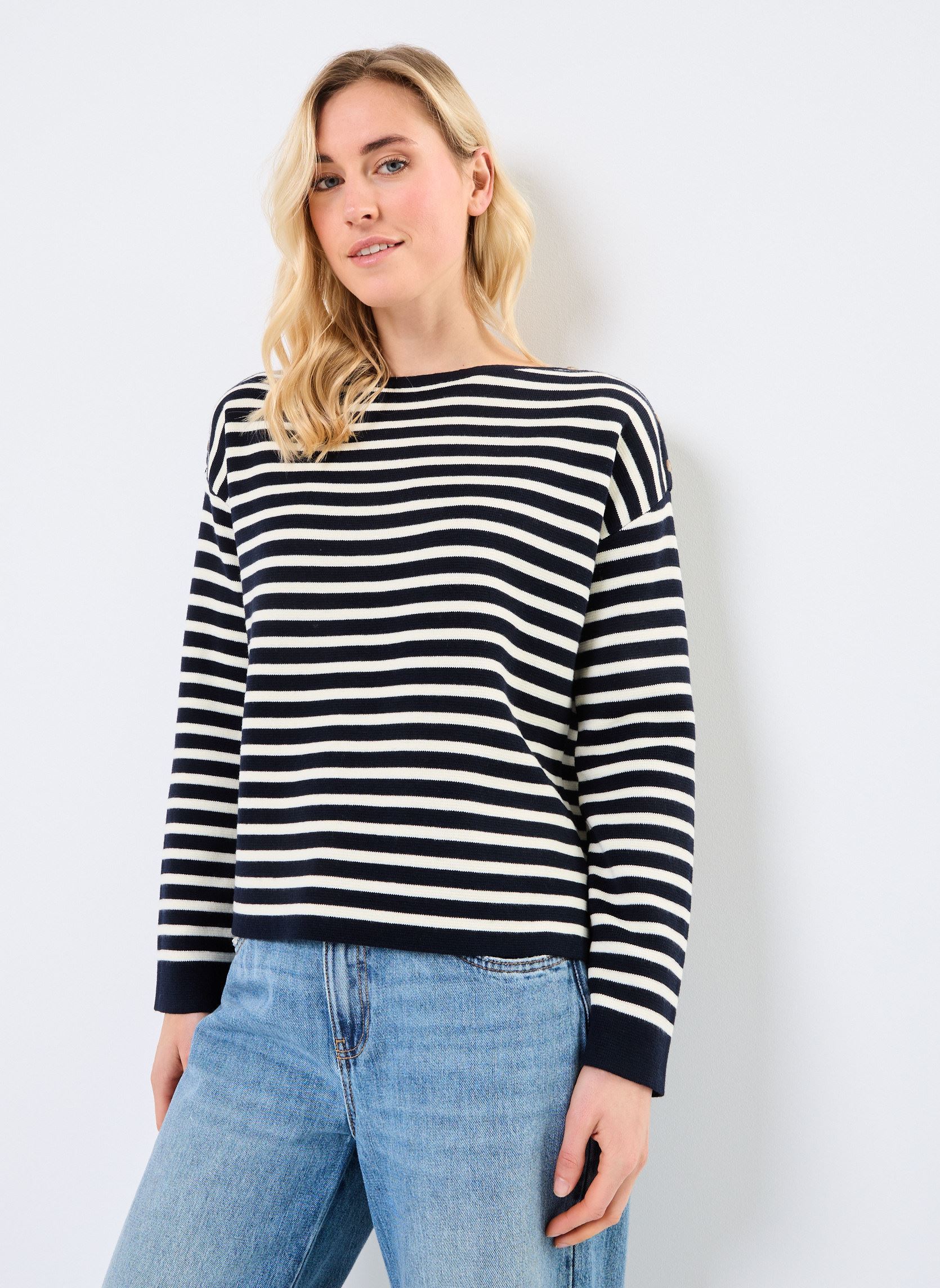 Pulls Pachamama femme bleu Grace & Mila Pulls Pachamama femme bleu Marine