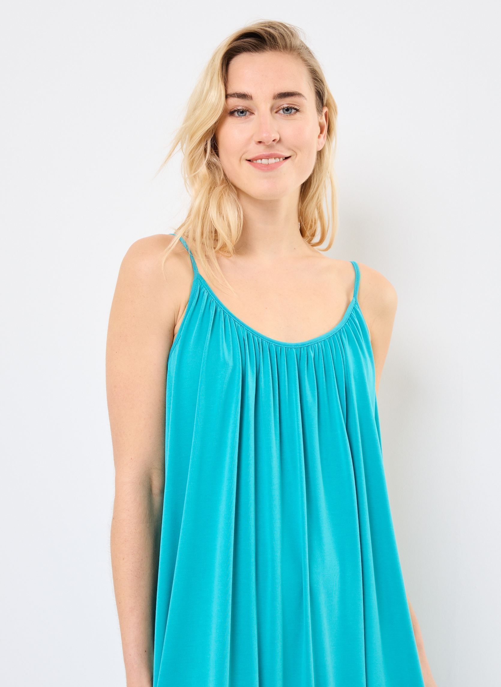 Lange jurken Pivoine dames blauw Grace & Mila Lange jurken Pivoine dames blauw Aqua