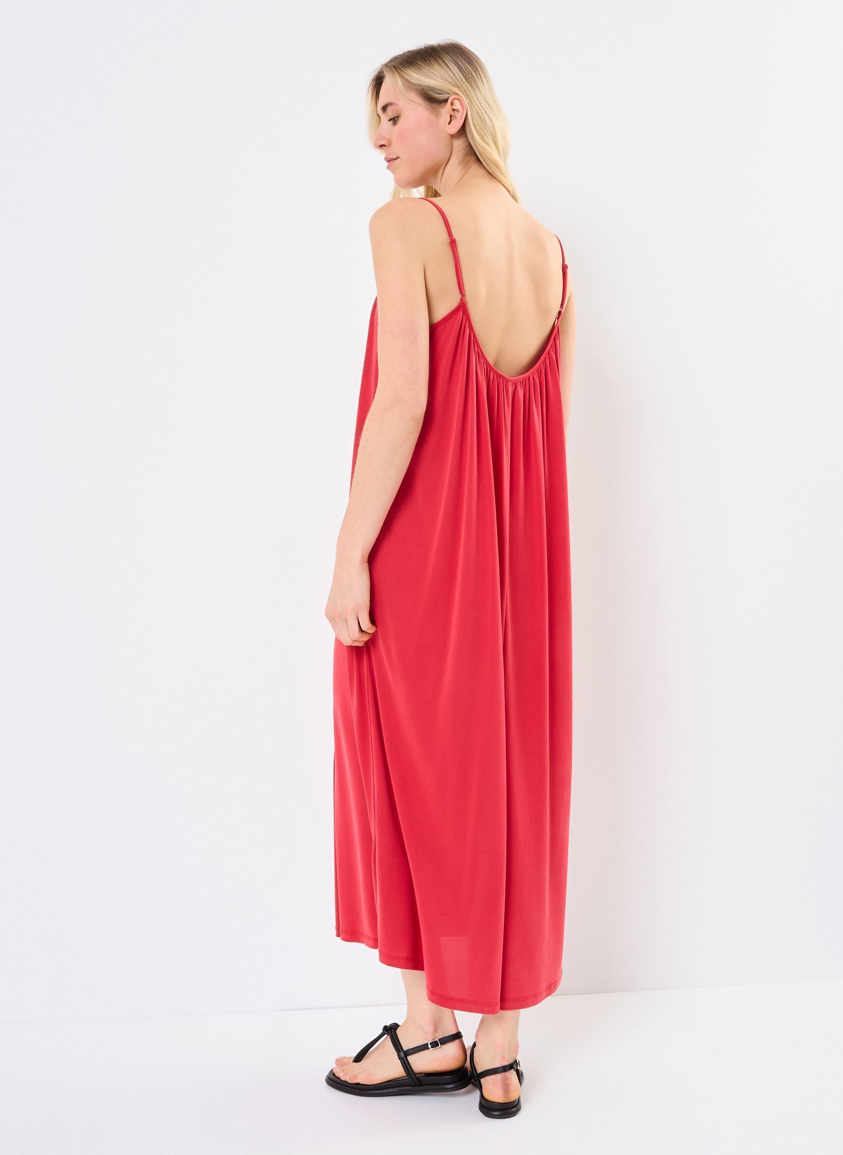 Robes longues Pivoine femme rose Grace & Mila Robes longues Pivoine femme rose Framboise