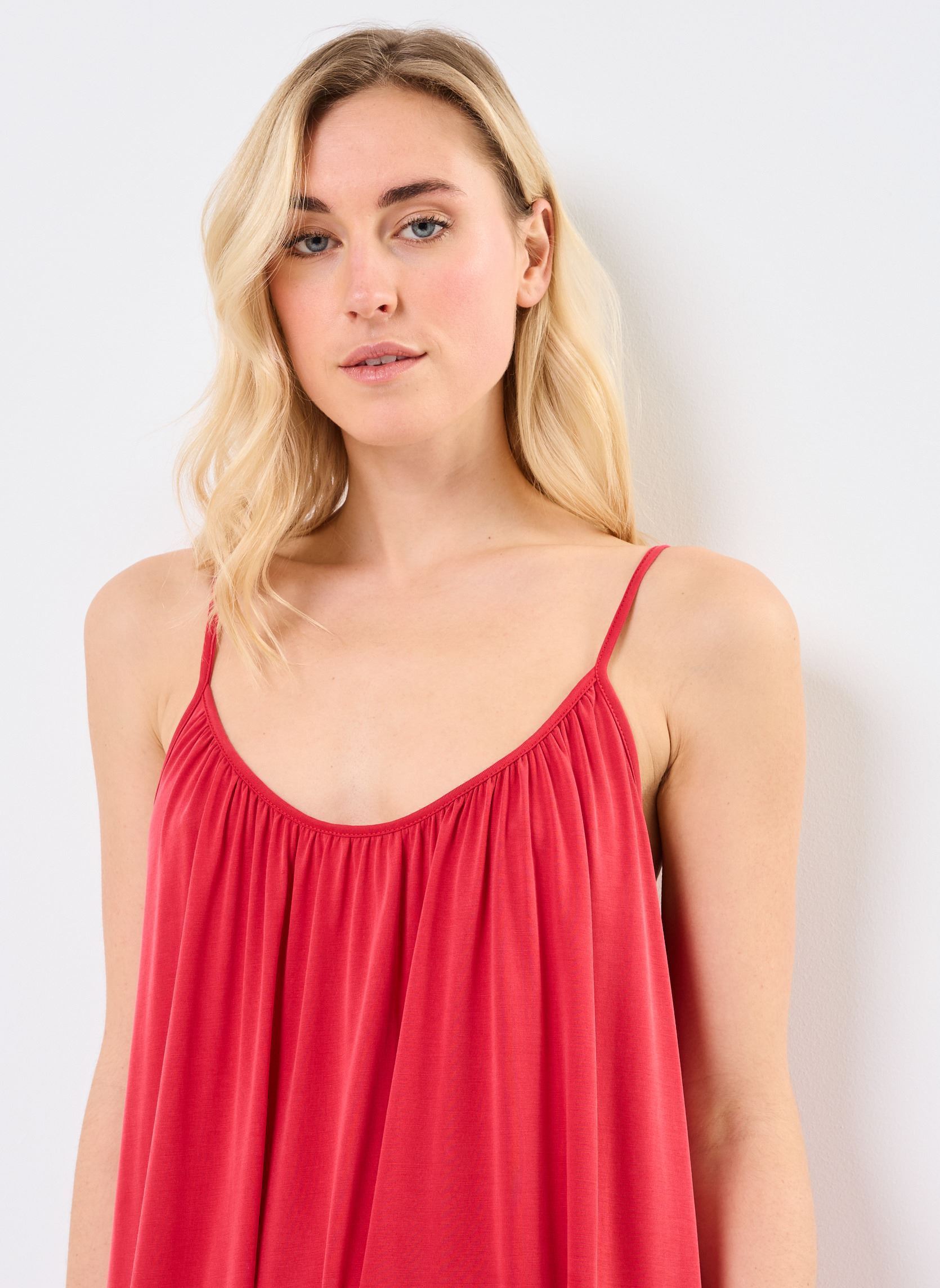 Robes longues Pivoine femme rose Grace & Mila Robes longues Pivoine femme rose Framboise