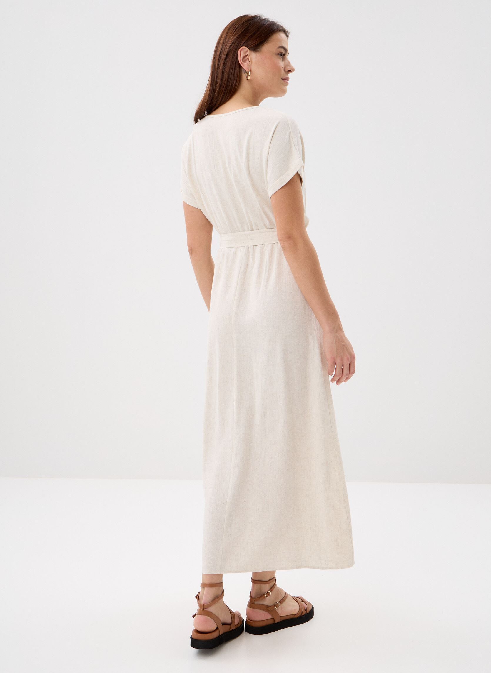 Lange jurken Pollen dames beige Grace & Mila Lange jurken Pollen dames beige Sable