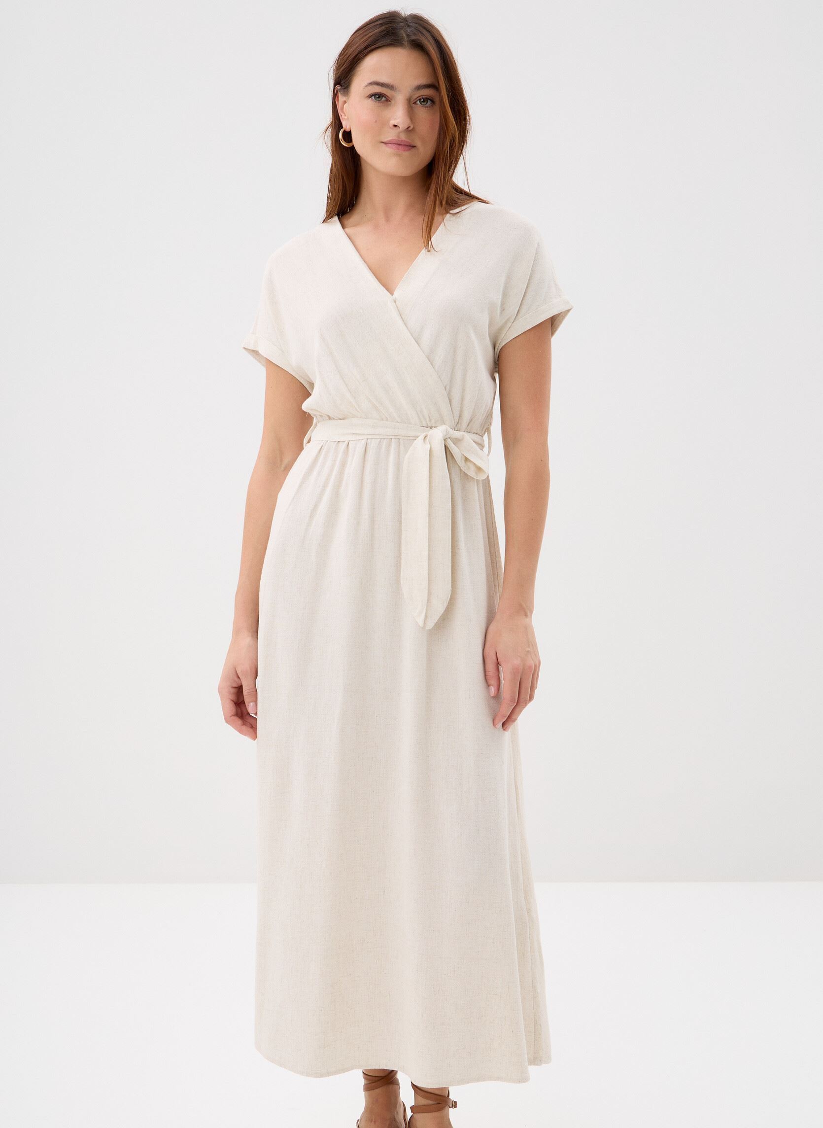 Lange jurken Pollen dames beige Grace & Mila Lange jurken Pollen dames beige Sable