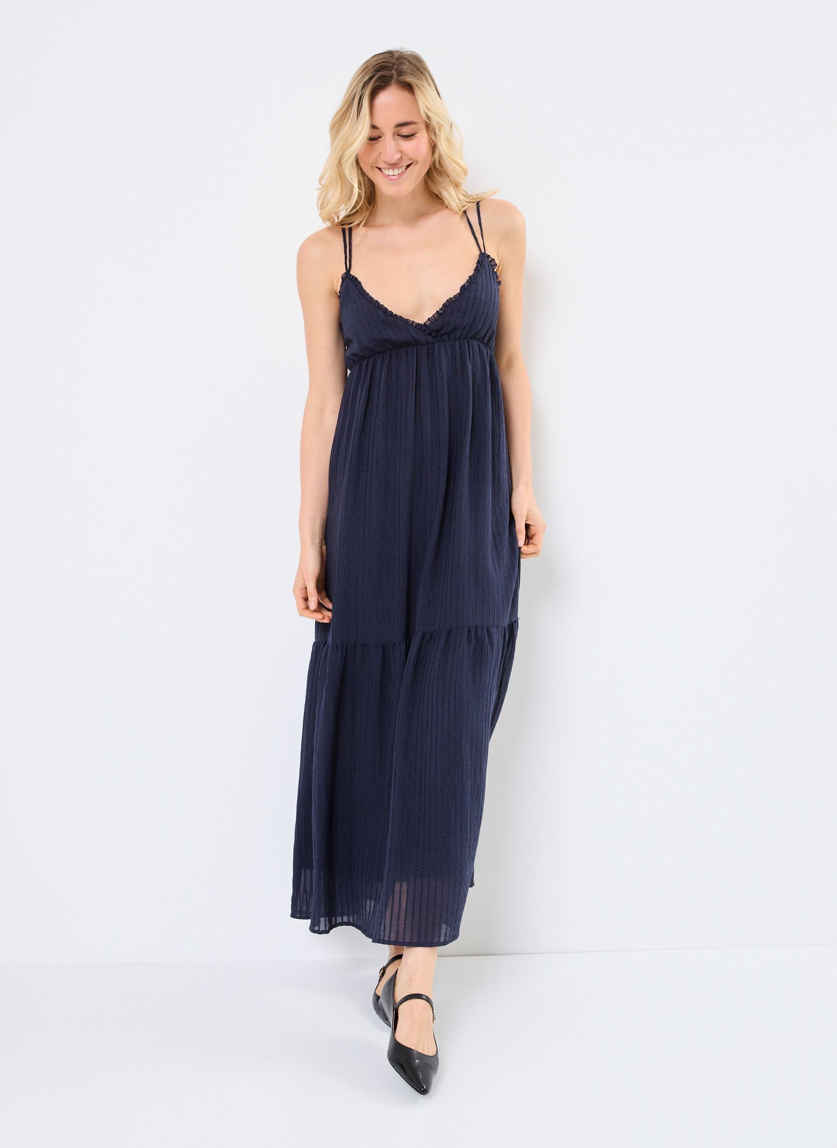 Vestidos largos Pretty mujer azul Grace & Mila Vestidos largos Pretty mujer azul MARINE