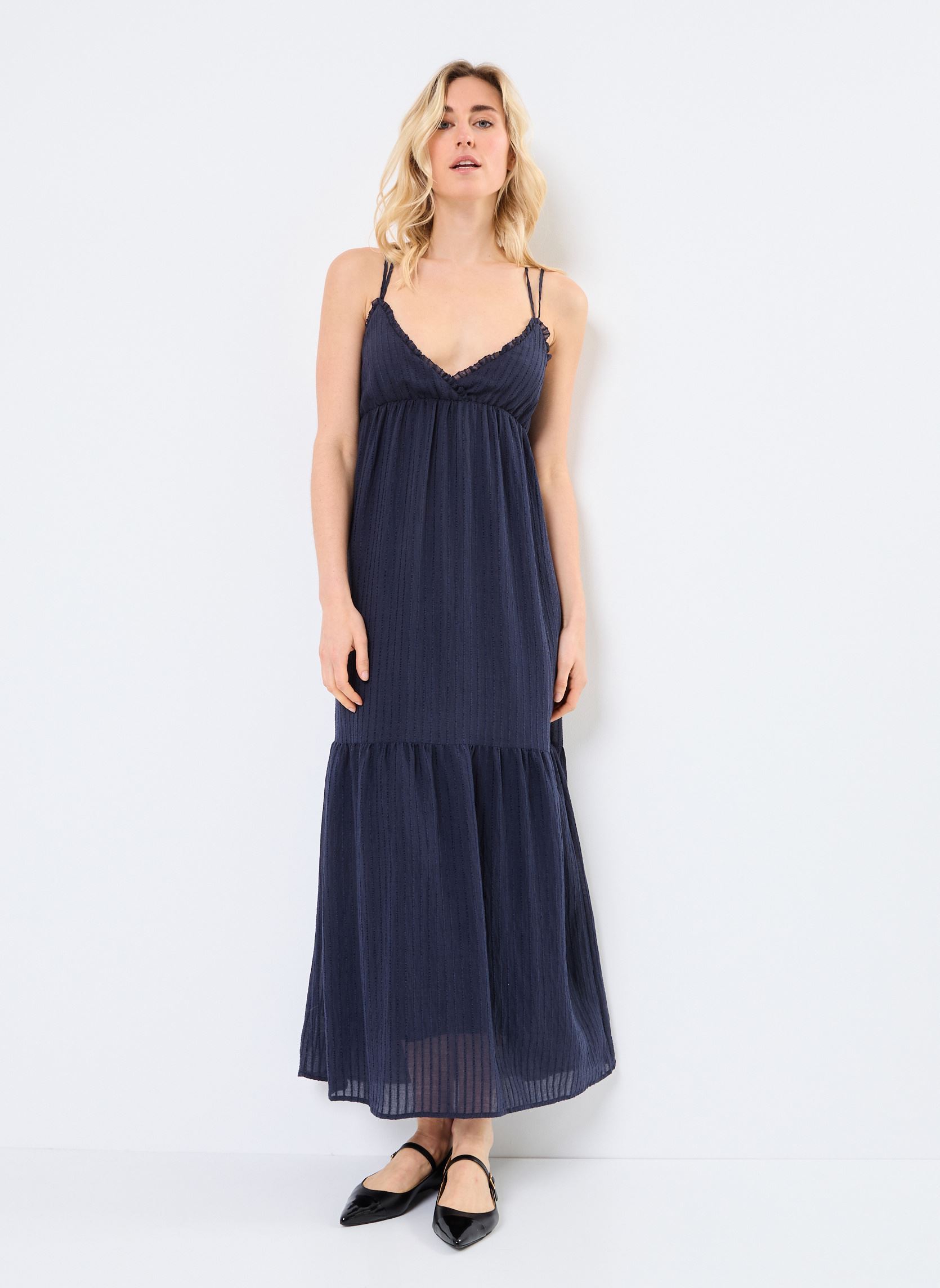 Vestidos largos Pretty mujer azul Grace & Mila Vestidos largos Pretty mujer azul MARINE