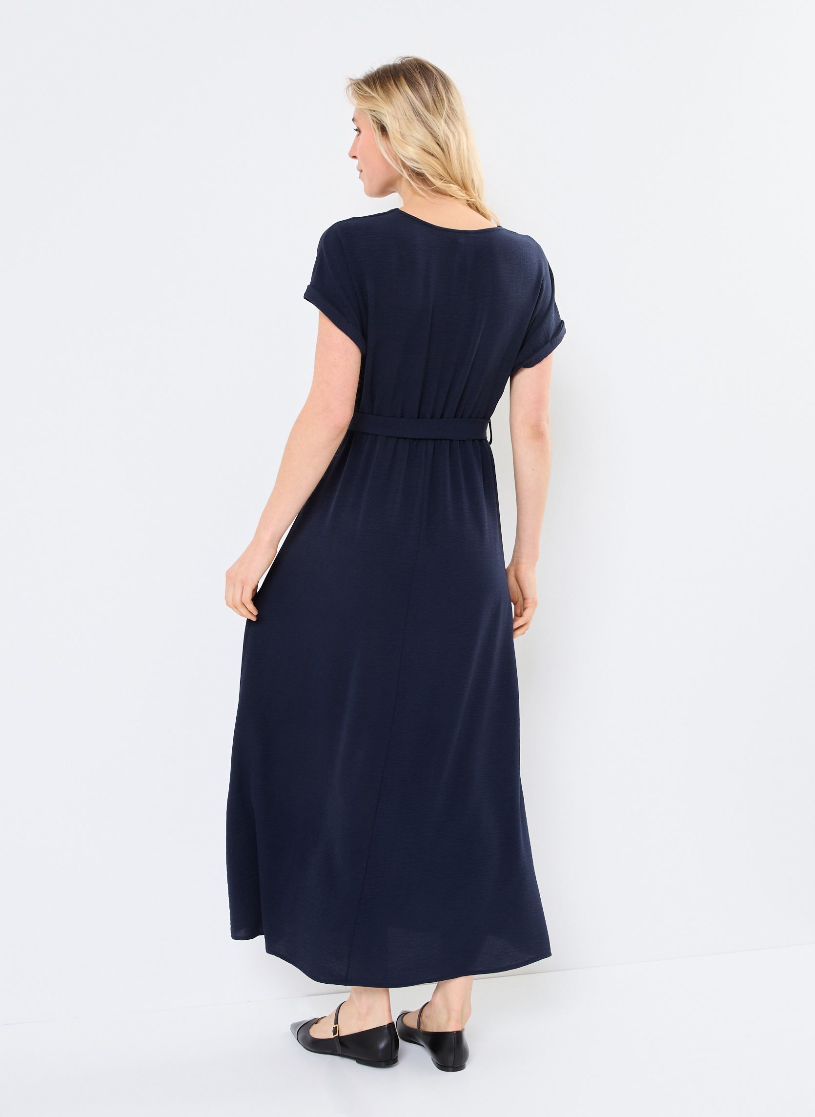 Lange Kleider Papillon damen blau Grace & Mila Lange Kleider Papillon damen blau Marine