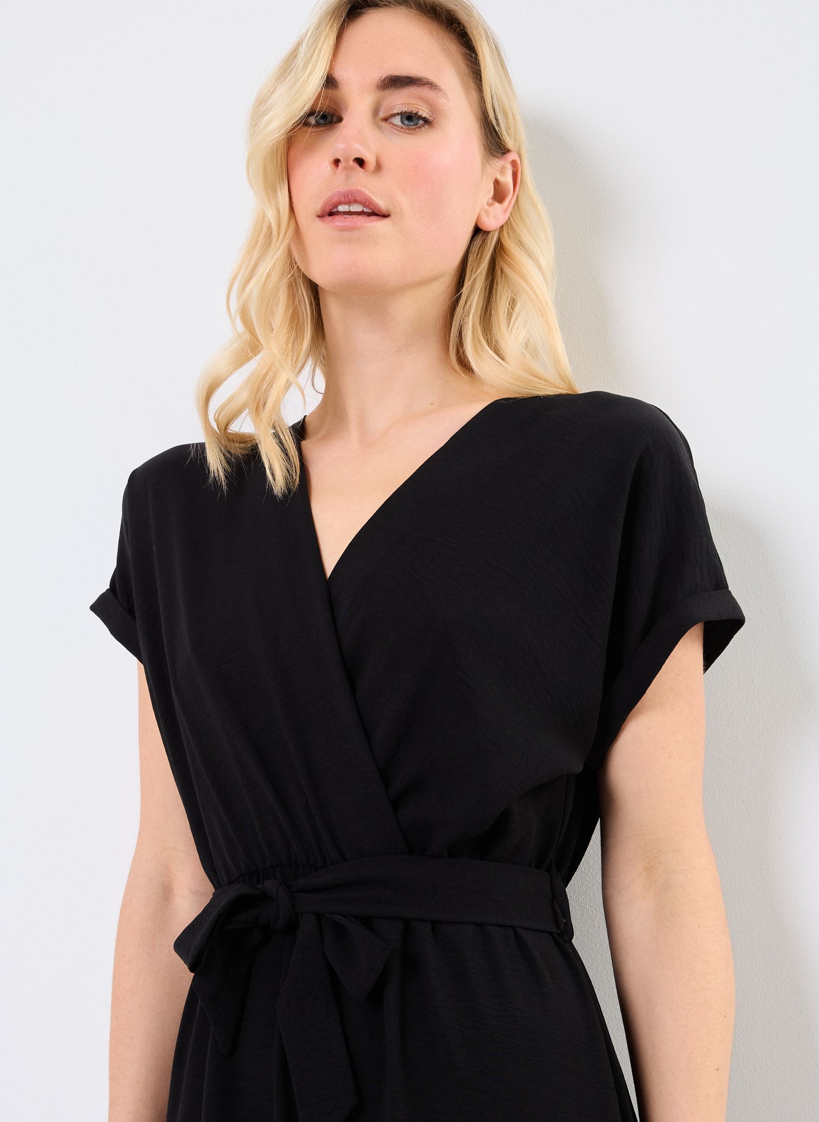 Robes longues Papillon femme noir Grace & Mila Robes longues Papillon femme noir Noir