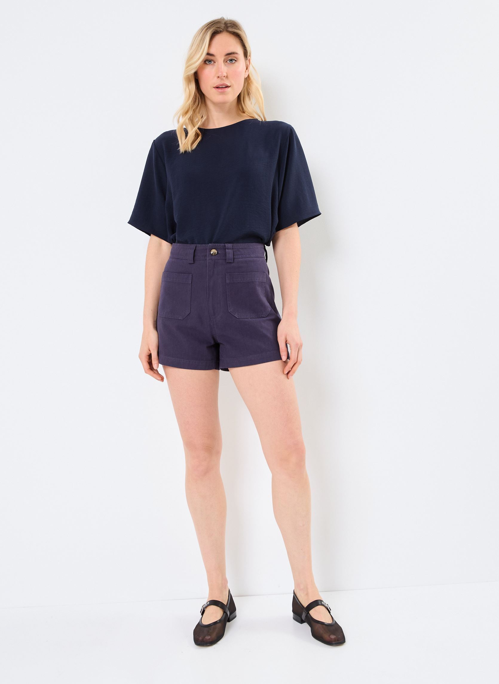 Pantaloncini Pino donna blu Grace & Mila Pantaloncini Pino donna blu Marine