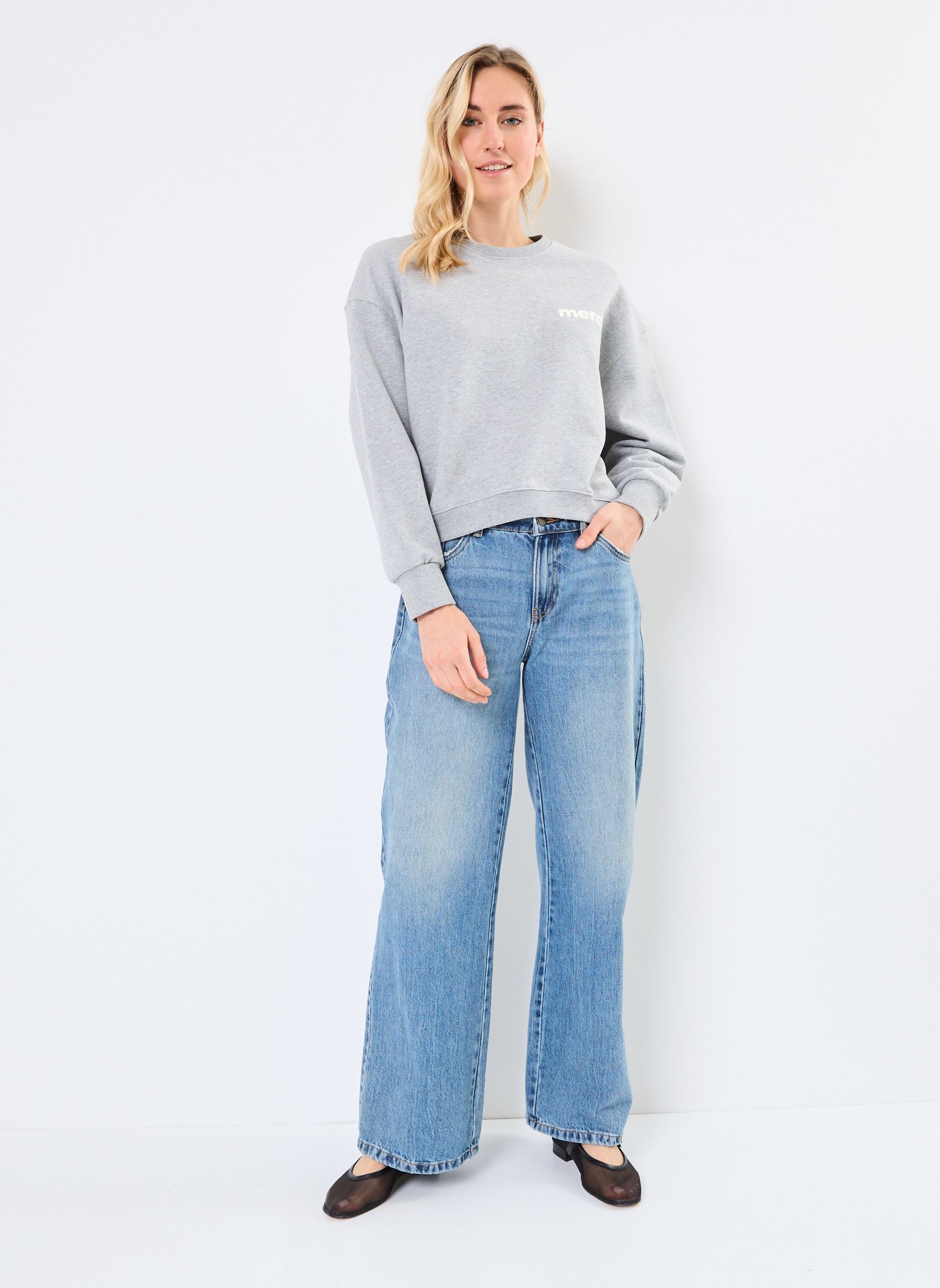 Sweatshirts Positive femme gris Grace & Mila Sweatshirts Positive femme gris Gris