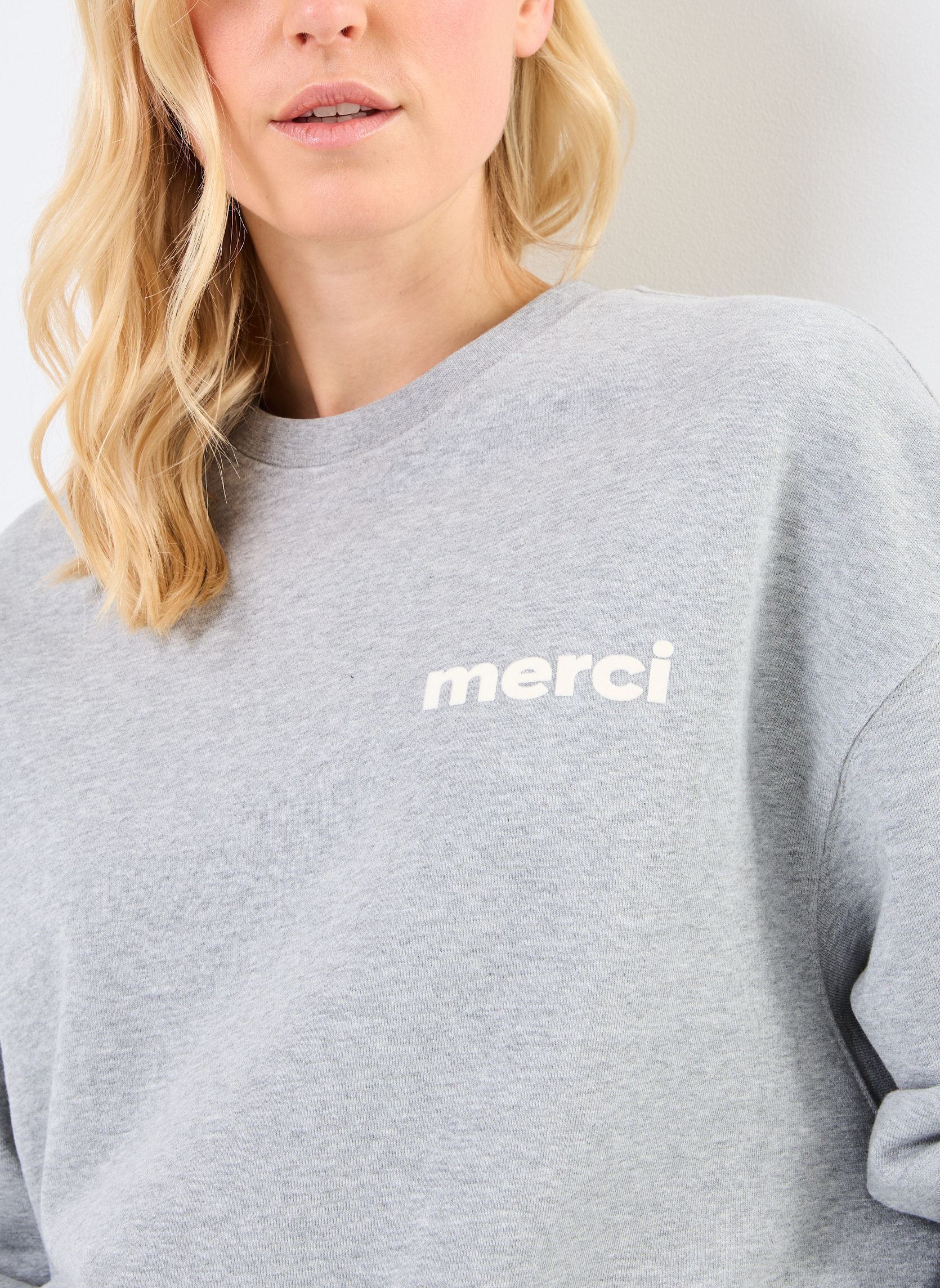 Sweatshirts Positive femme gris Grace & Mila Sweatshirts Positive femme gris Gris